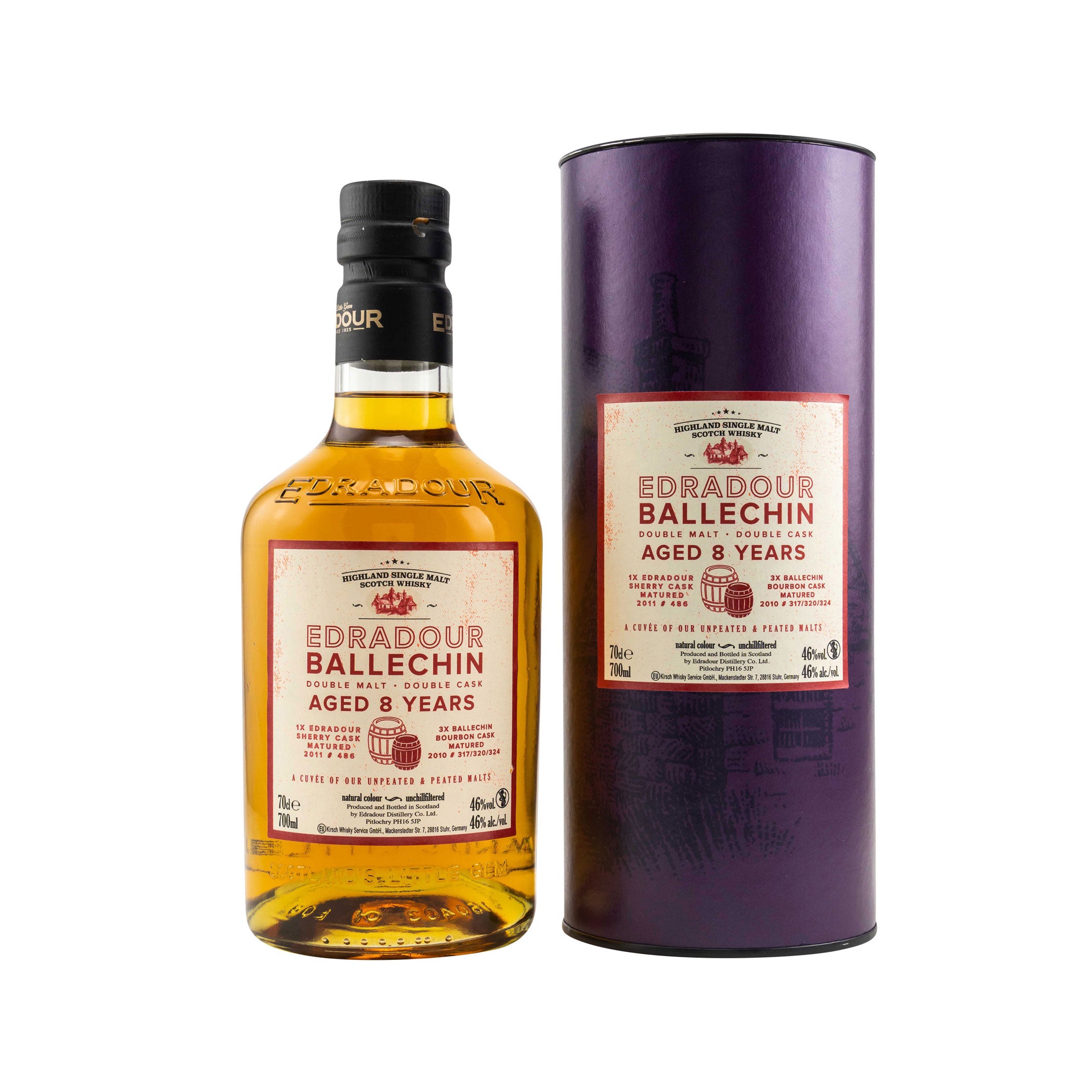 Edradour Ballechin 8 y.o. Cuvee (lila Tube)
