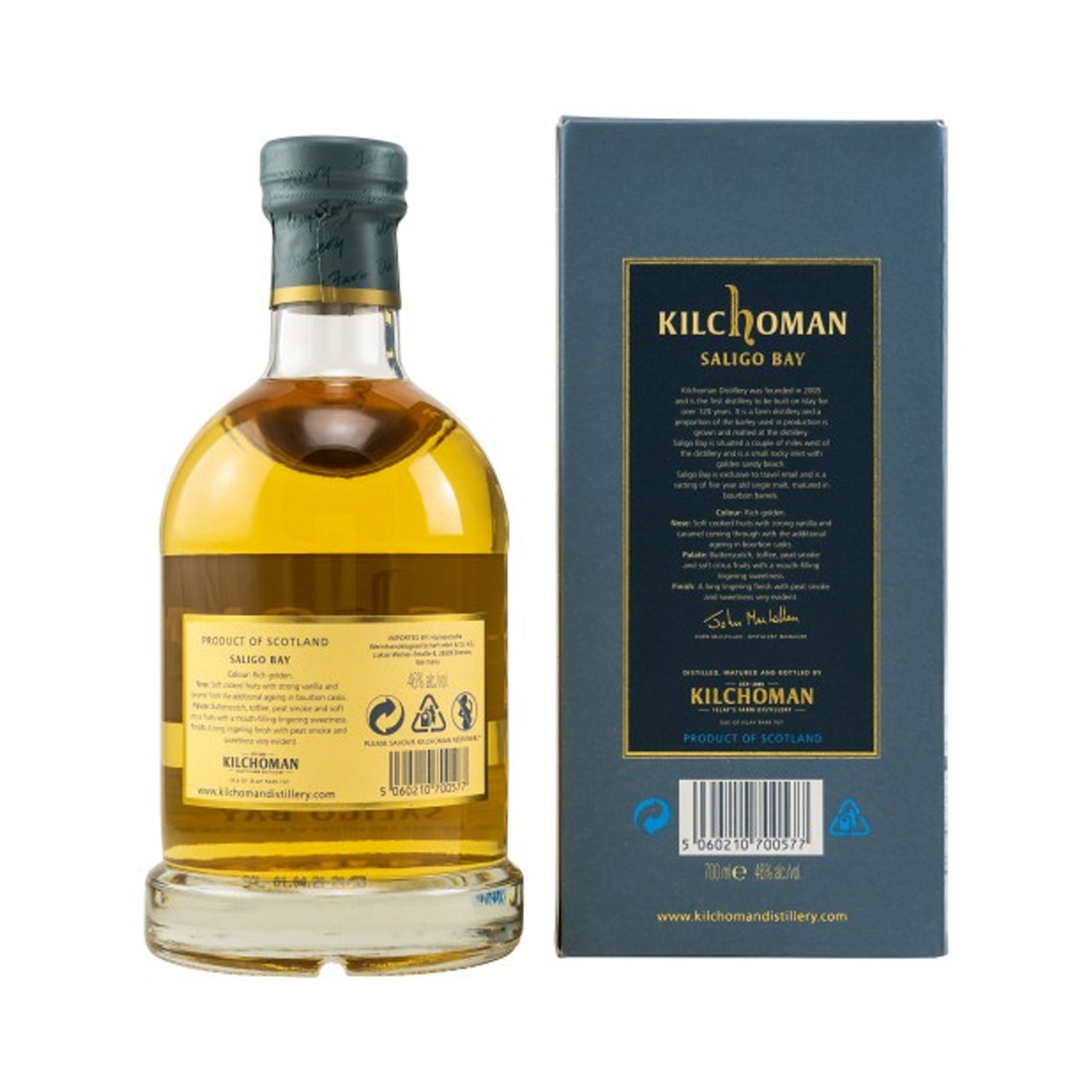 Kilchoman Saligo Bay 46 % Islay Single Malt Scotch Whisky