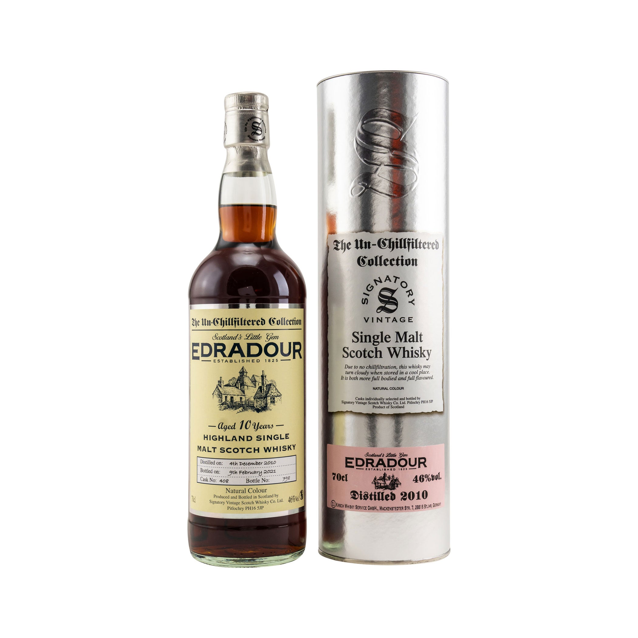 Edradour 2010/2021, 10 Jahre, Sig un-chill #408