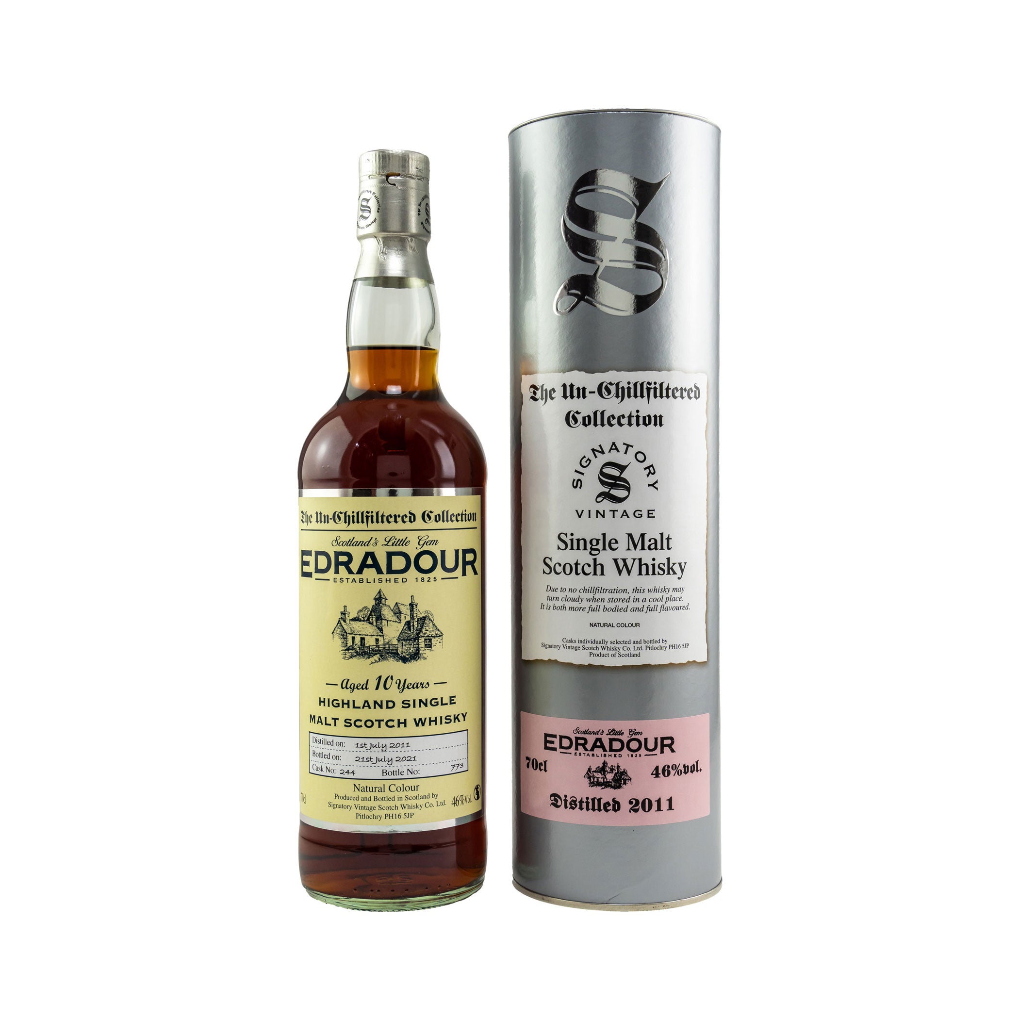 Edradour 2011/2021 Signatory Un-Chillfiltered #244