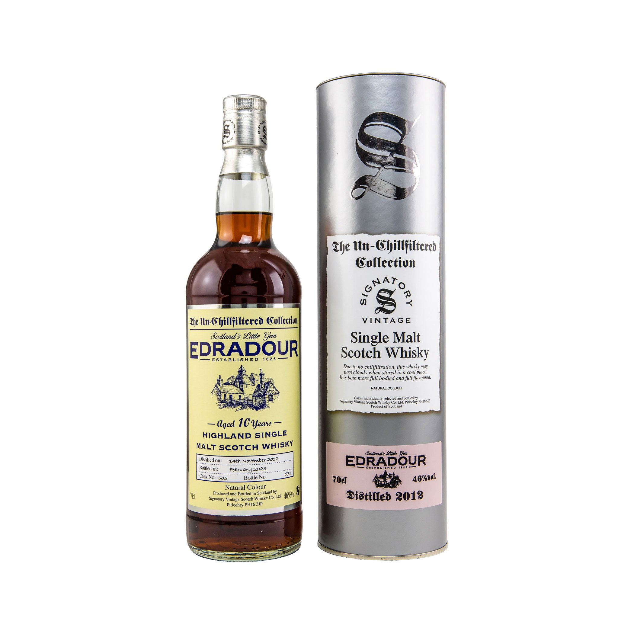 Edradour 2012/2023 Sig un-chill #505 - Signatory Vintage