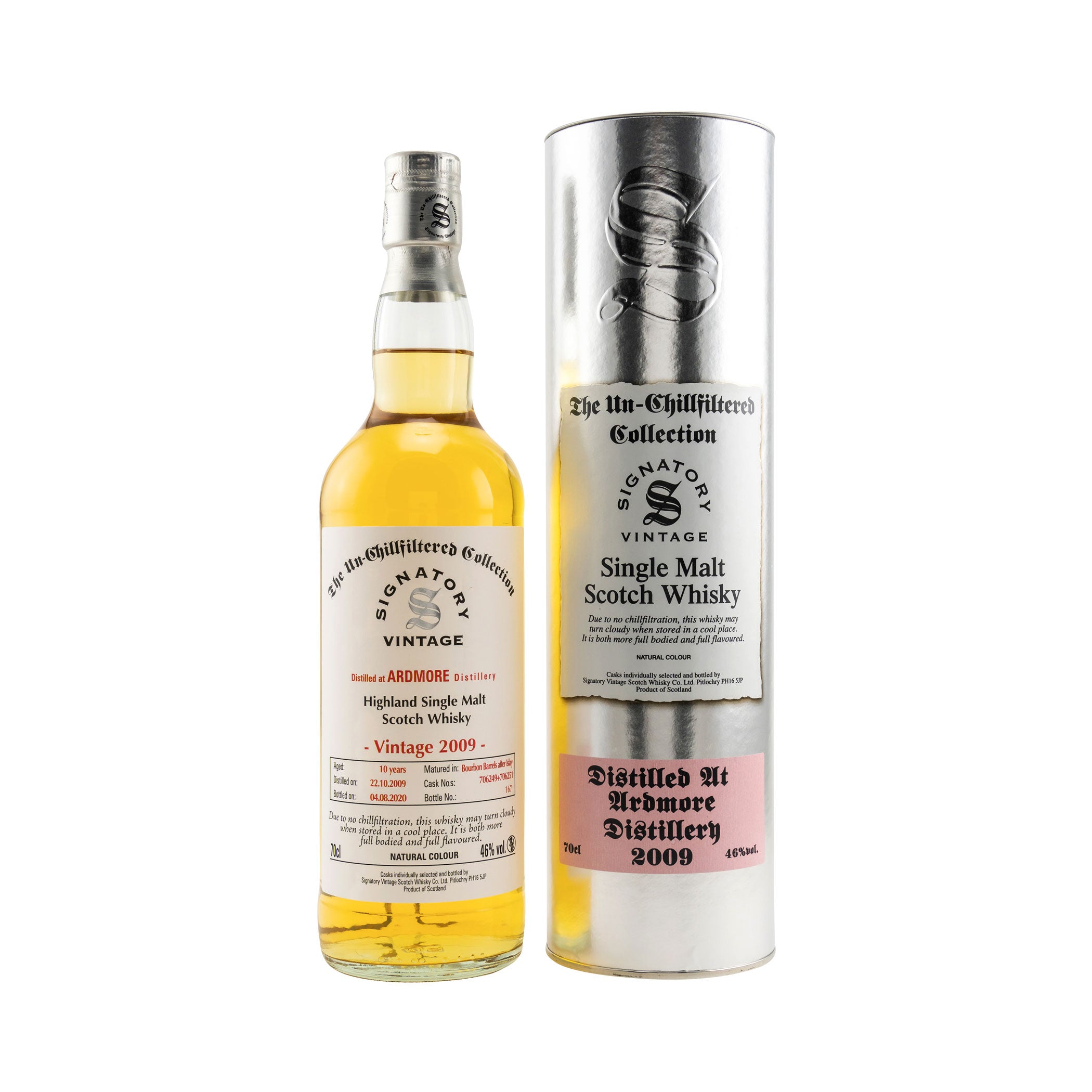 Ardmore 2009/2020 Signatory un-chill #706249+706251