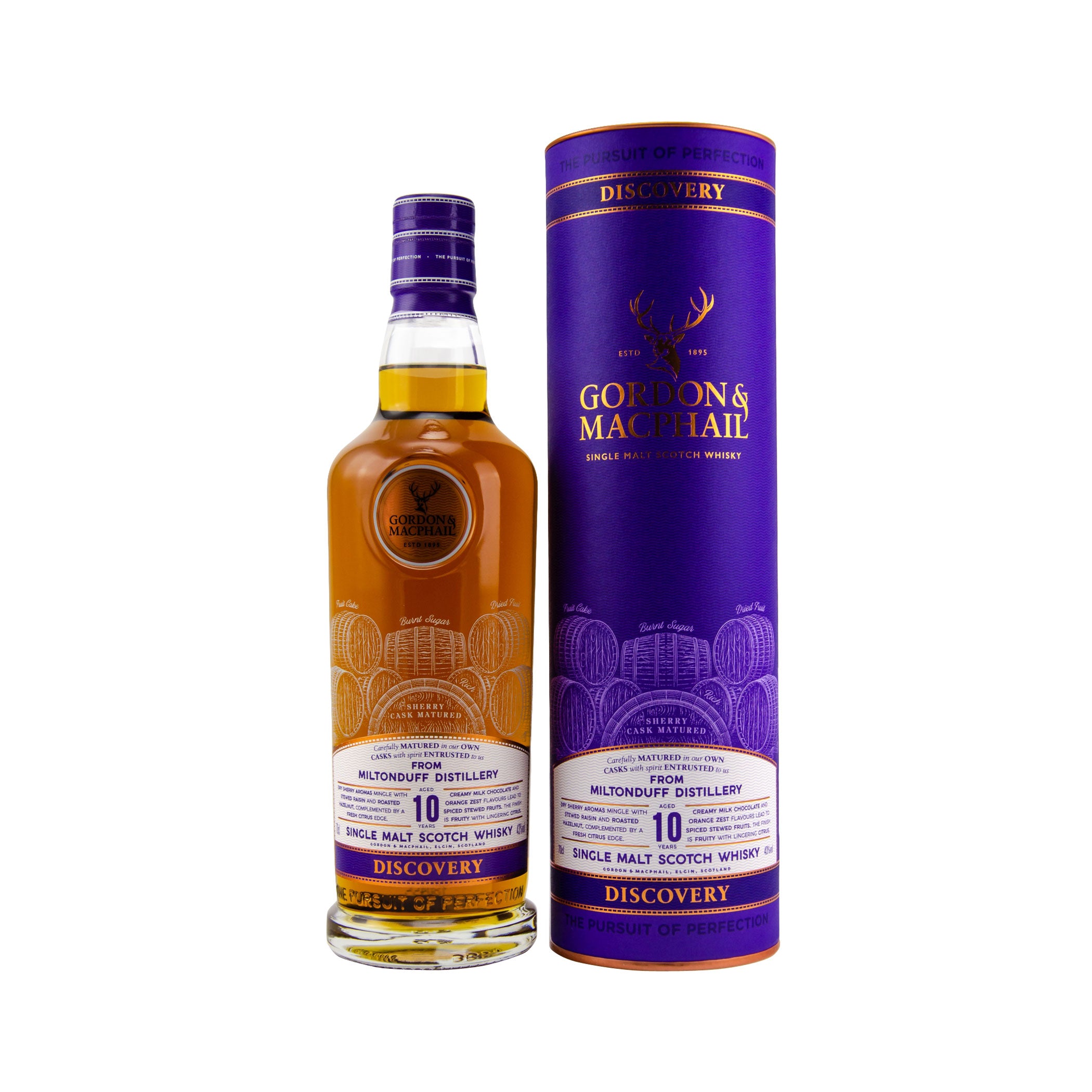 Miltonduff 10 Jahre - Gordon & MacPhail - Discovery - Single Malt Scotch Whisky - Schottland / Speyside