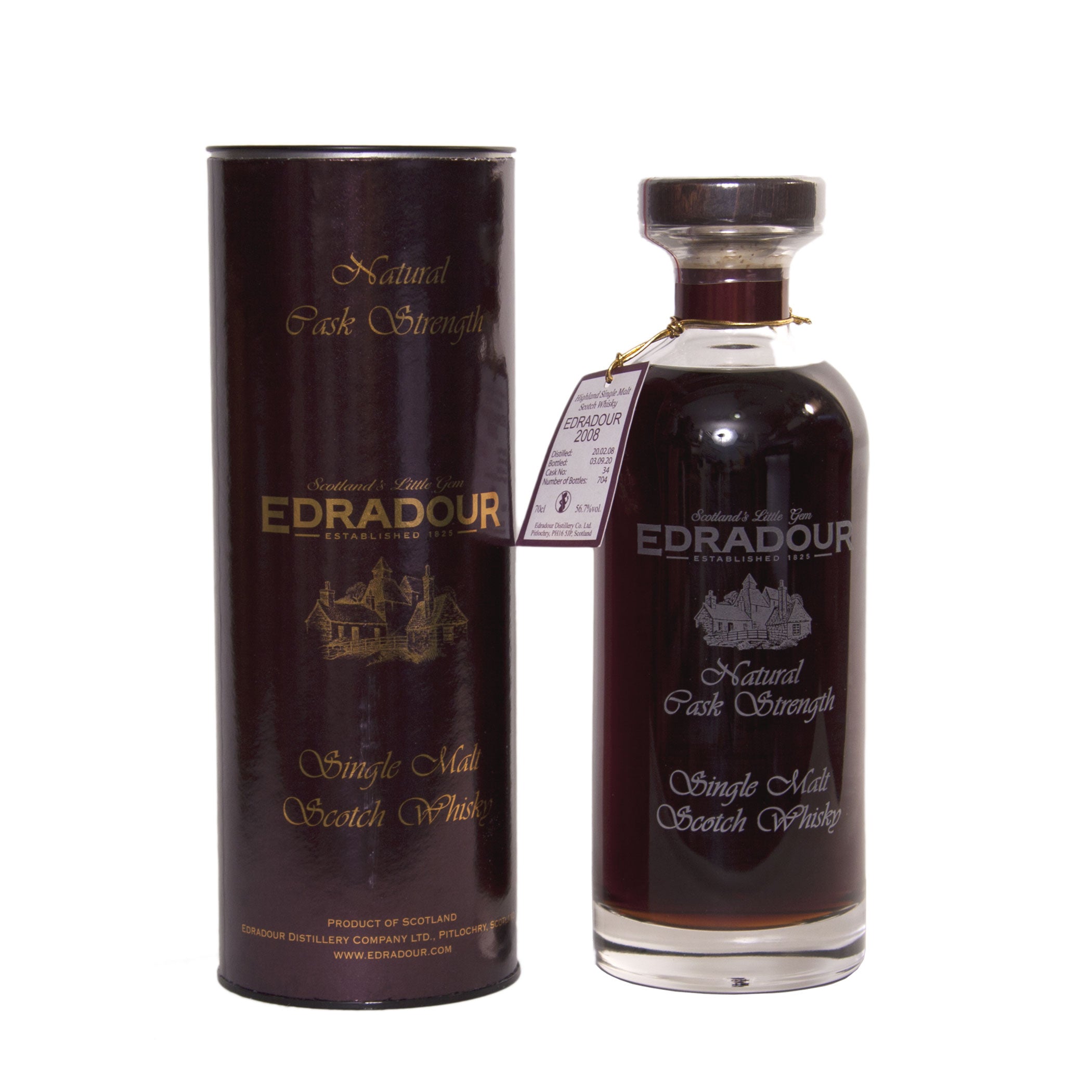 Edradour 2008/2020 - Natural Cask Strength - #34 - Ibisco Sherry