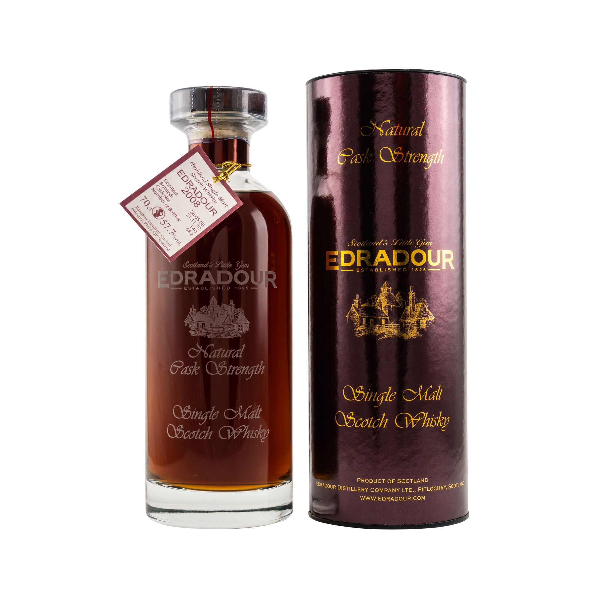 Edradour 2008/2020 - Natural Cask Strength - Cask-No. 140 - Ibisco Sherry