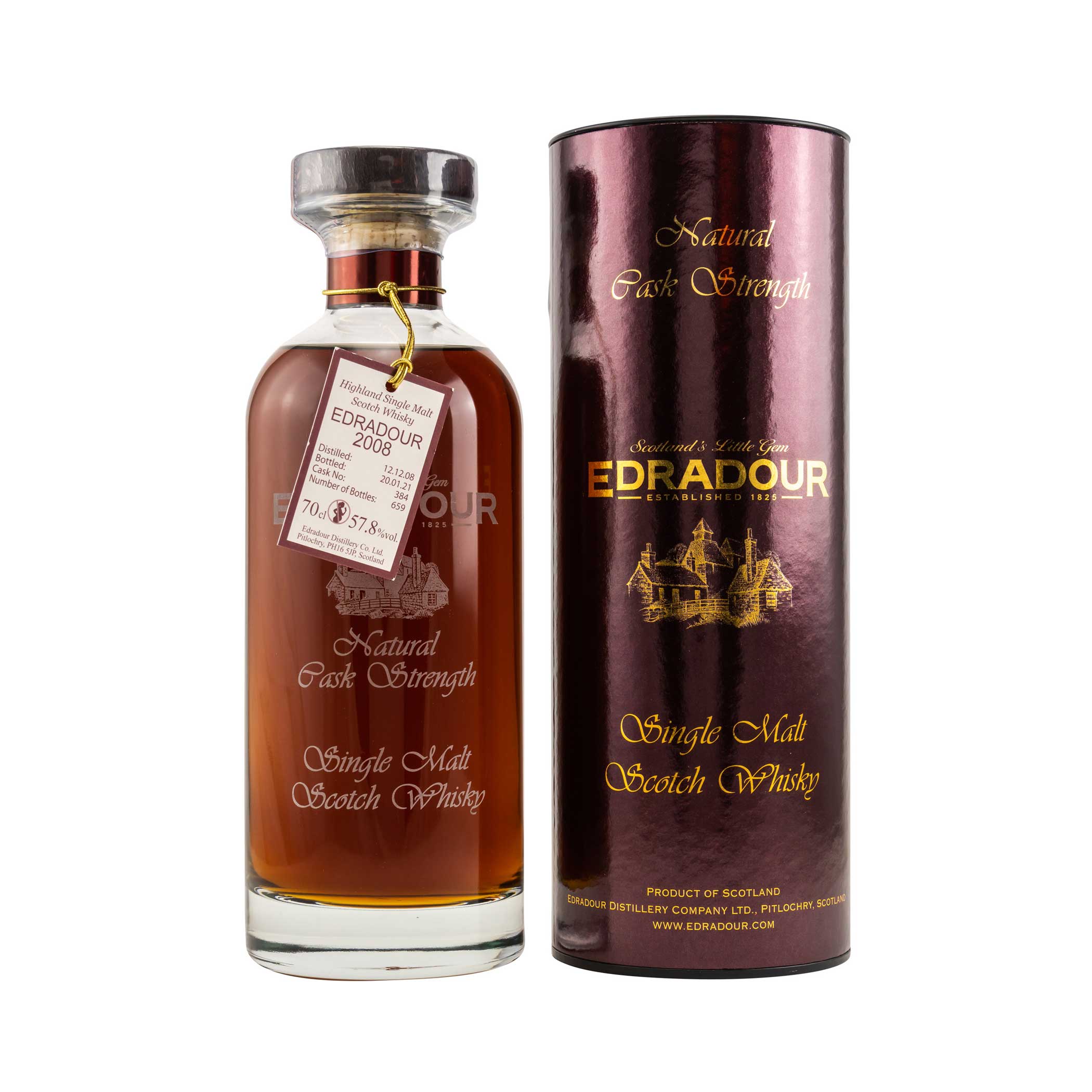 Edradour 2008/2020 - Natural Cask Strength - #384 - IbiscoSherry