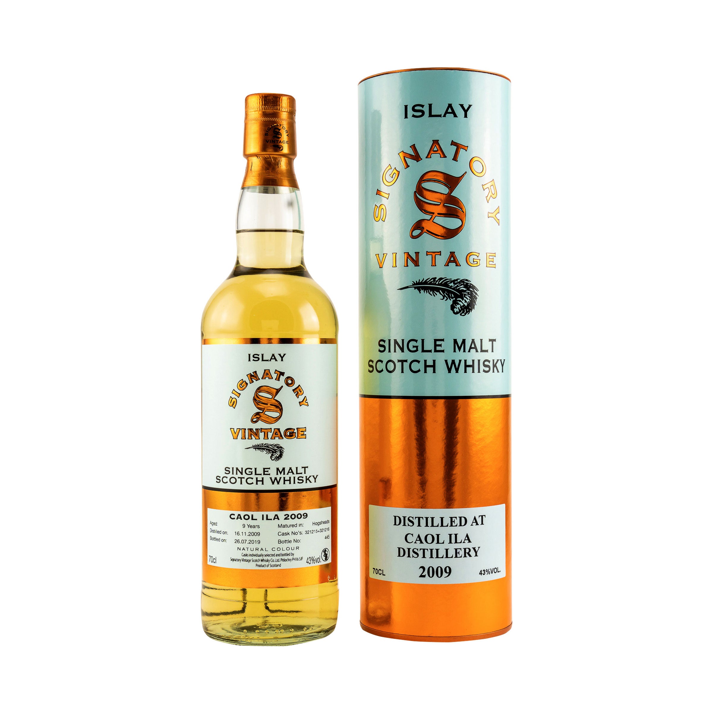 Caol Ila 2009/2019 Cask No. 321215+321216 - Signatory Vintage