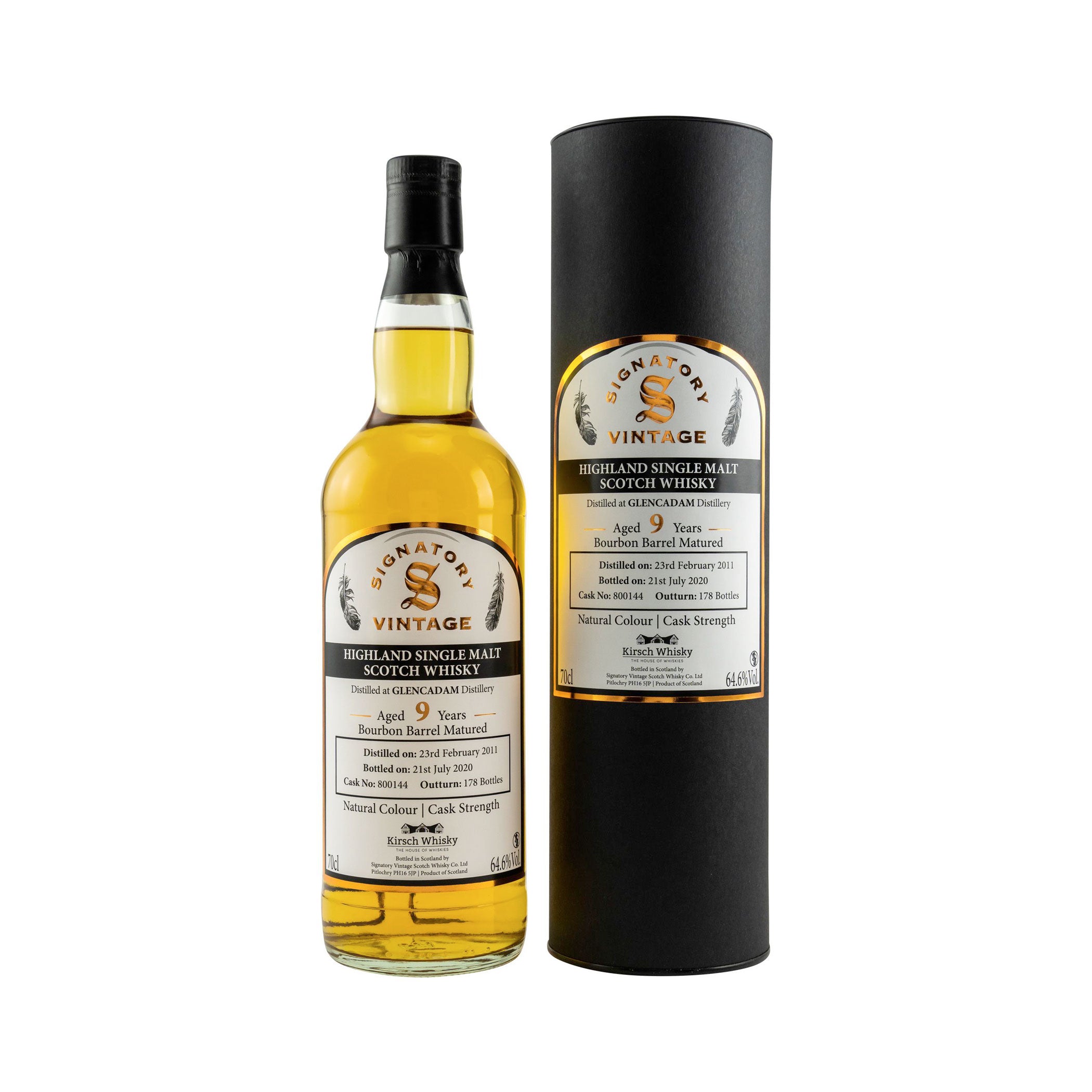Glencadam 2011/2020 Signatory Vintage CS #800144