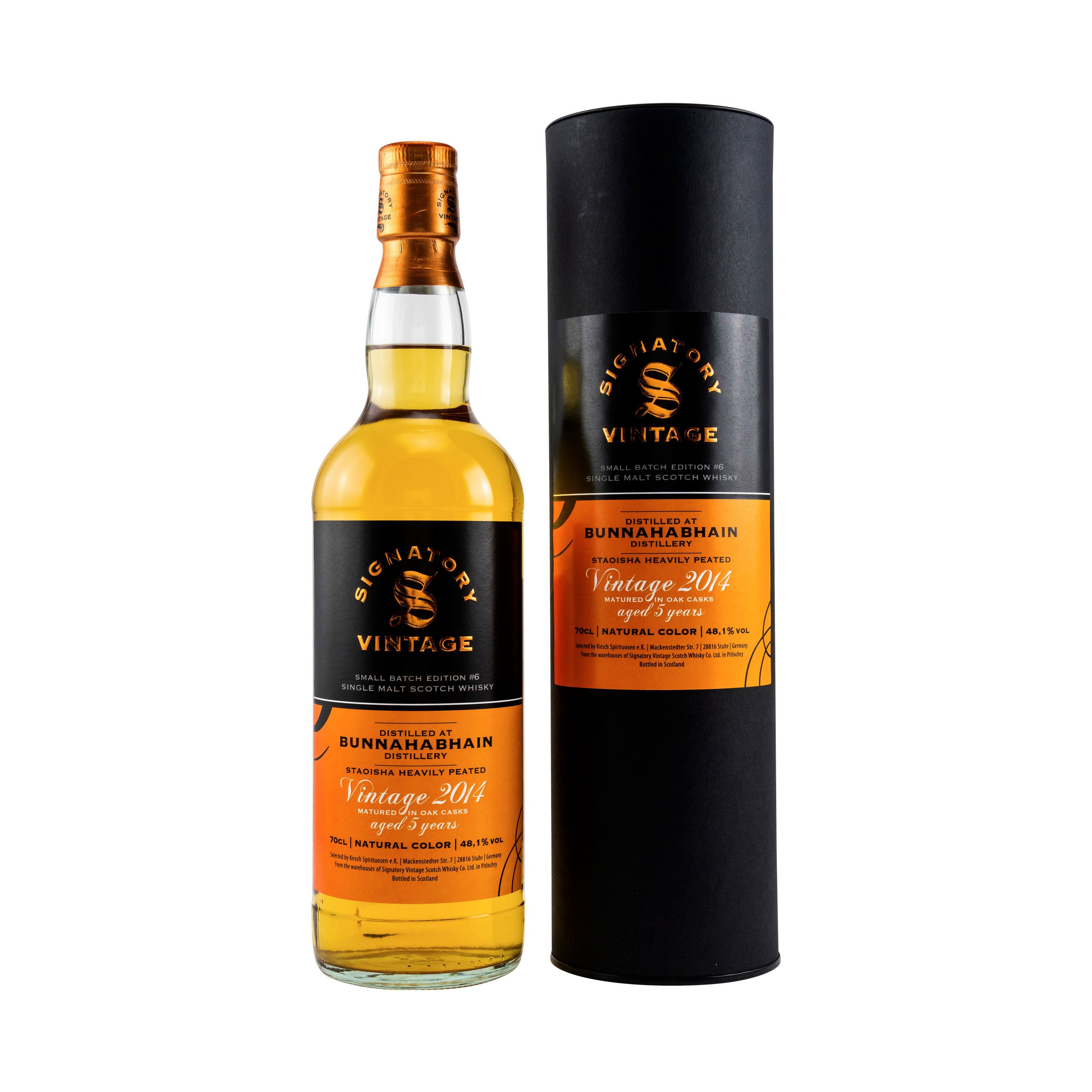 Bunnahabhain Staoisha 2014/2019 Signatory Small Batch #6 - Signatory Vintage