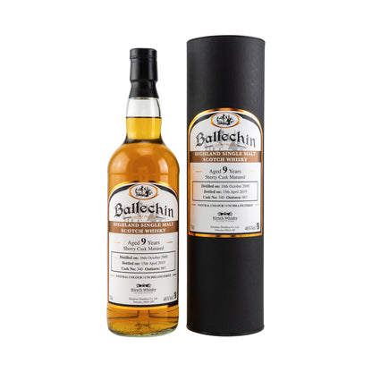 Ballechin 2009/2019 - un-chill. - Cask 340 - Kirsch