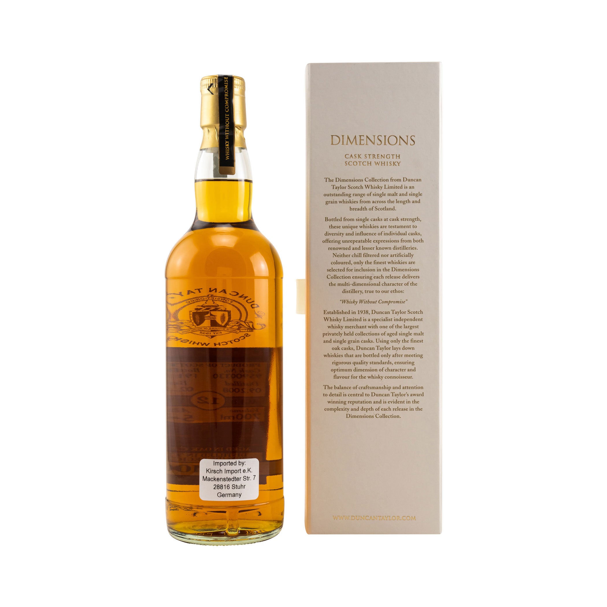 Aultmore 2008/2021 - 12 Jahre - #95900330 -Sherry Cask- Dimensions (Duncan Taylor)