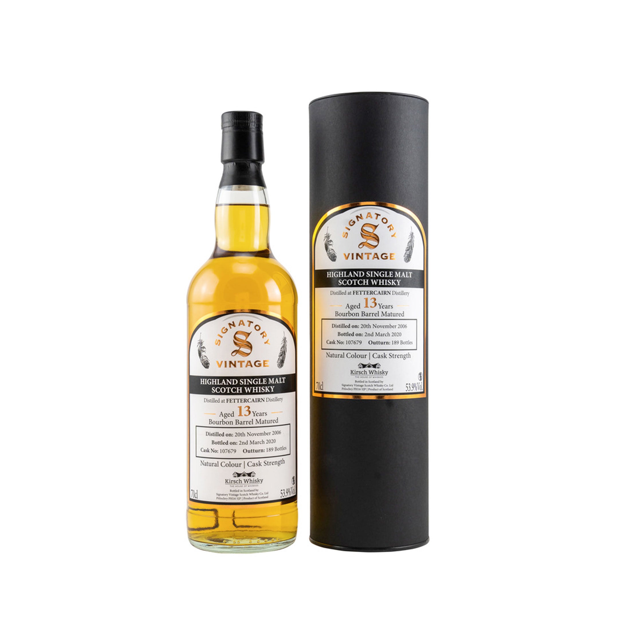 Fettercairn 2006/2020 Signatory Vintage Cask Strength CS #107679