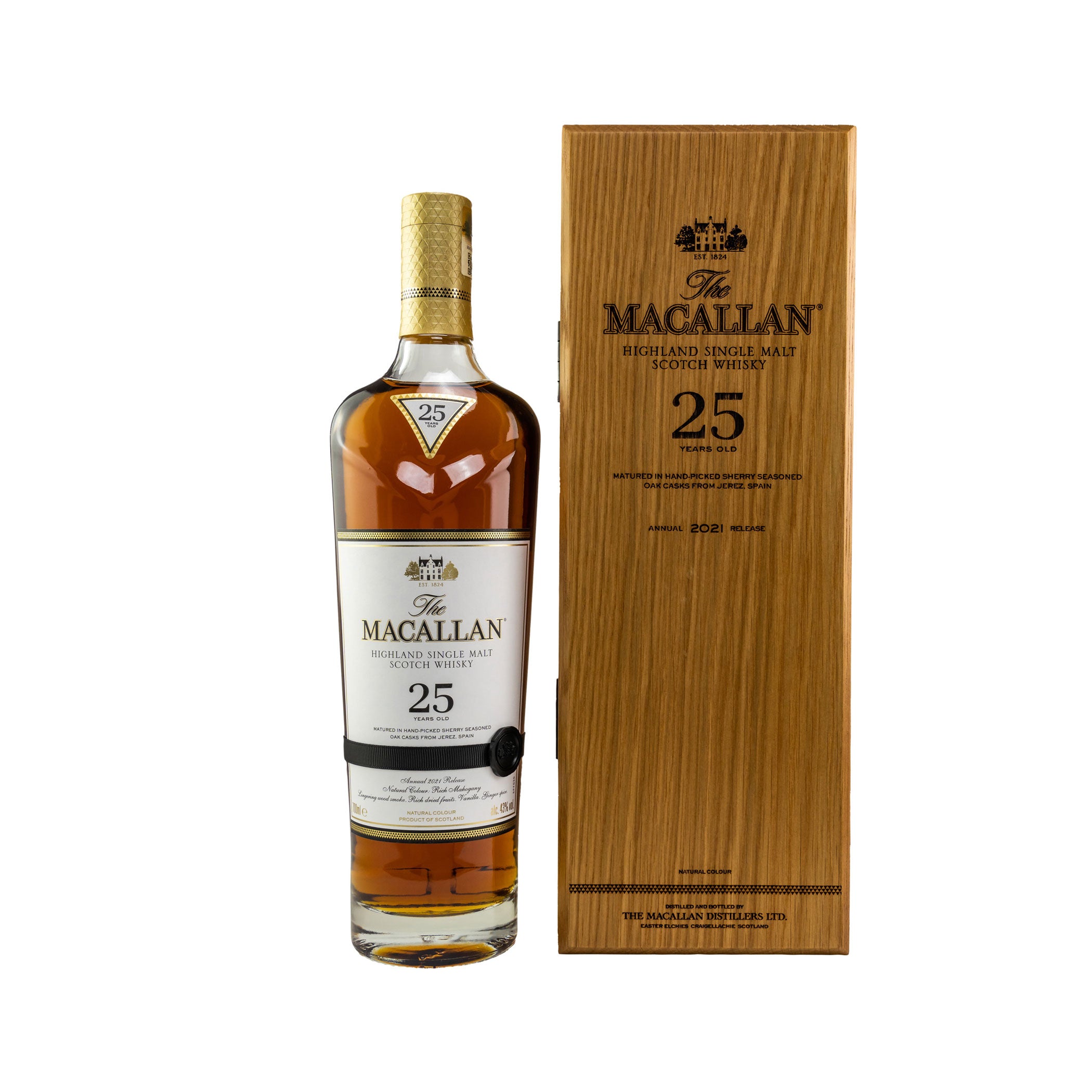 Macallan 25 Jahre  Sherry Oak - 2021 Release