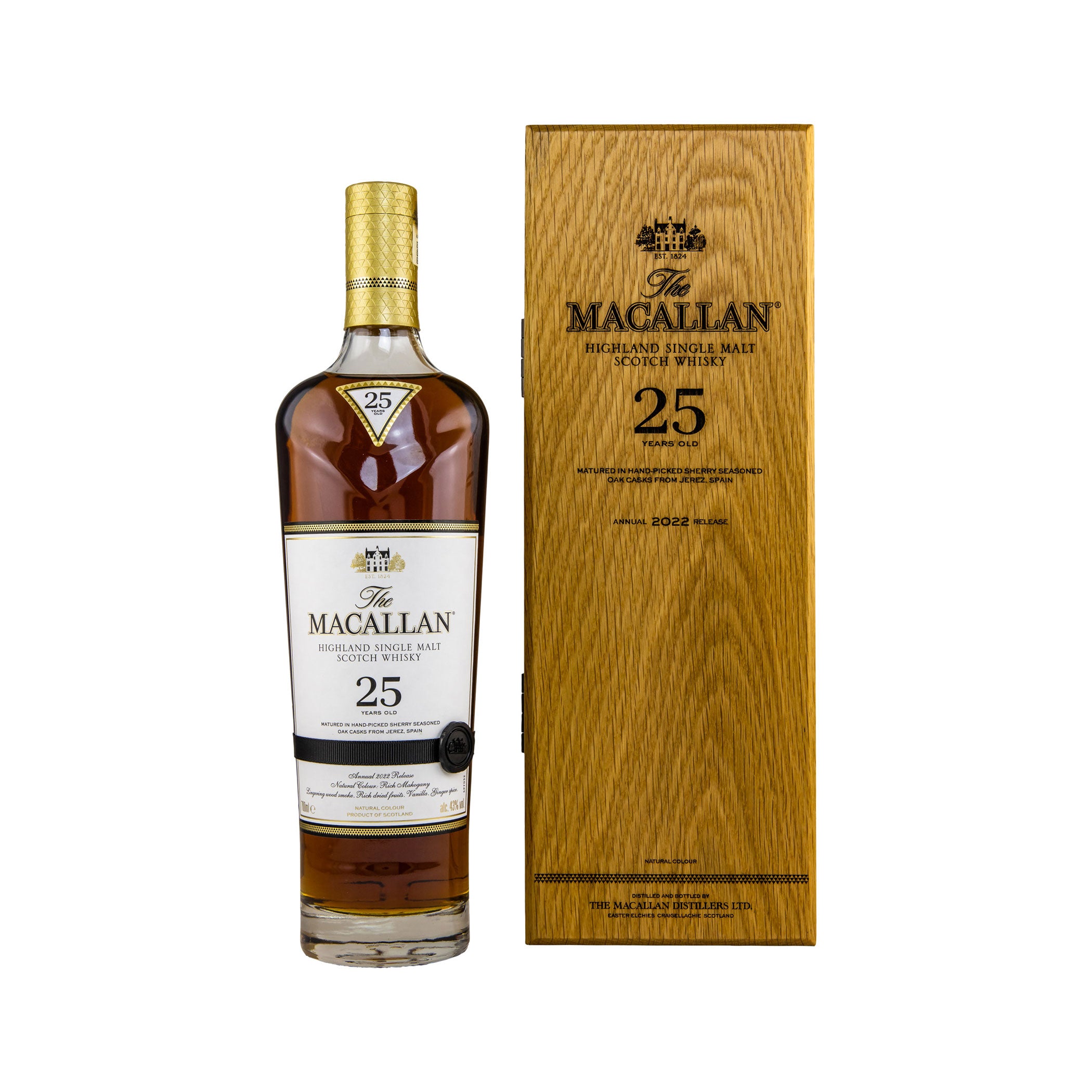 Macallan 25 Jahre  Sherry Oak - 2022 Release