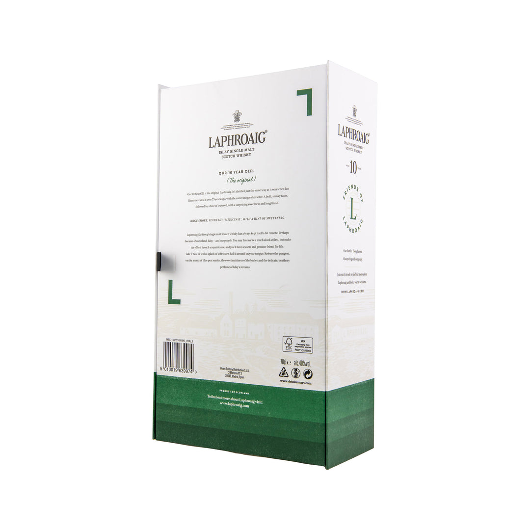 Laphroaig 10 Jahre Geschenkbox mit 2 Gläsern