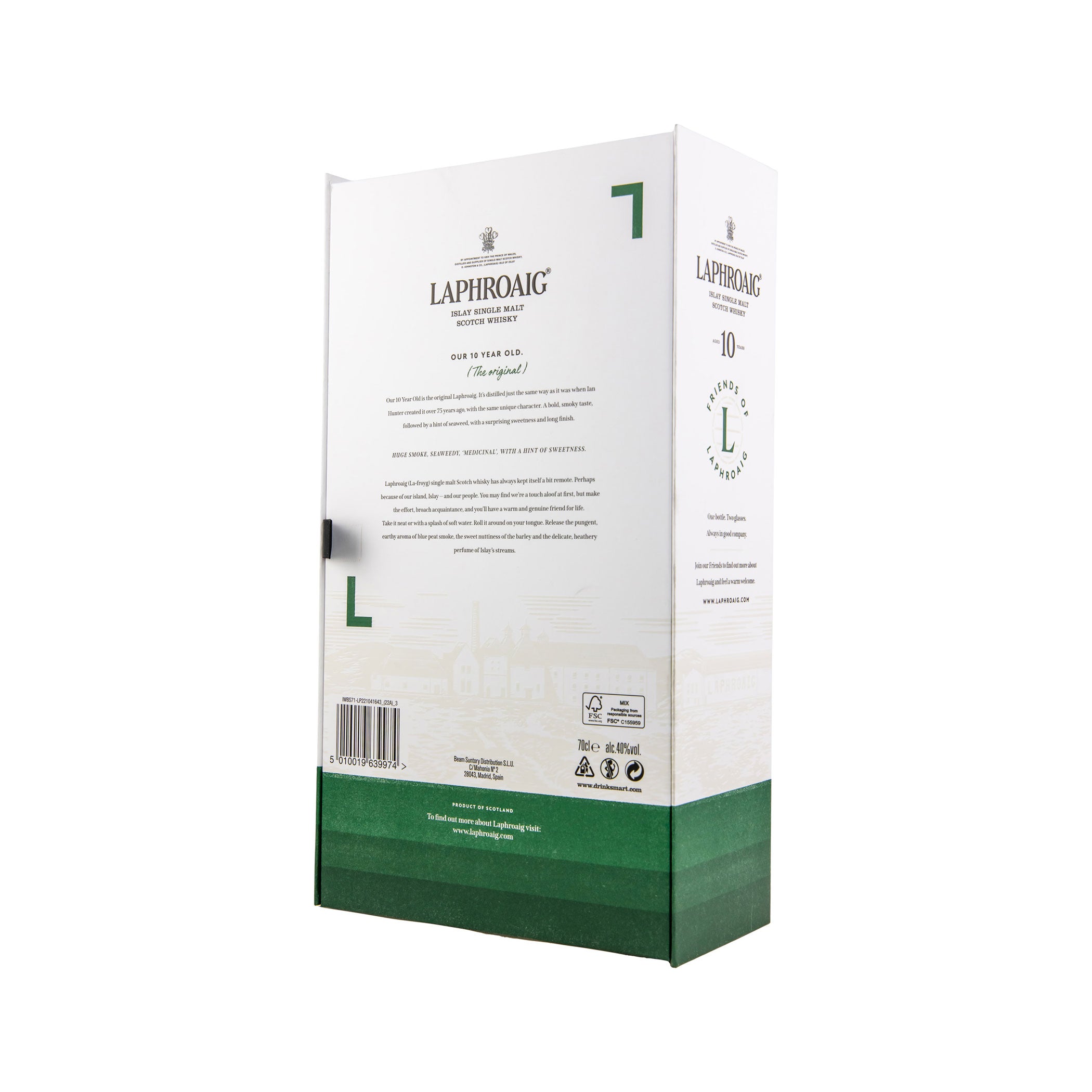 Laphroaig 10 Jahre Geschenkbox mit 2 Gläsern