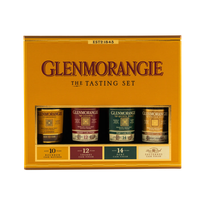 Glenmorangie Geschenkset mit 4 Miniaturen a 100 mL, Tasting Set: The Original , Nectar d&