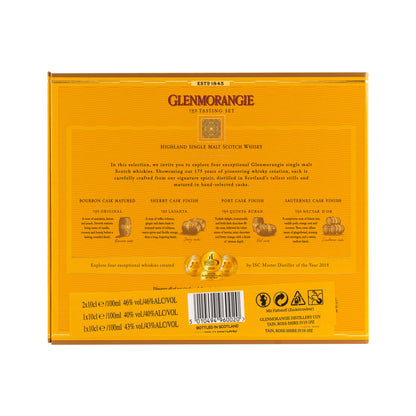 Glenmorangie Geschenkset mit 4 Miniaturen a 100 mL, Tasting Set: The Original , Nectar d'Òr, Lasanta und Quinta Ruban