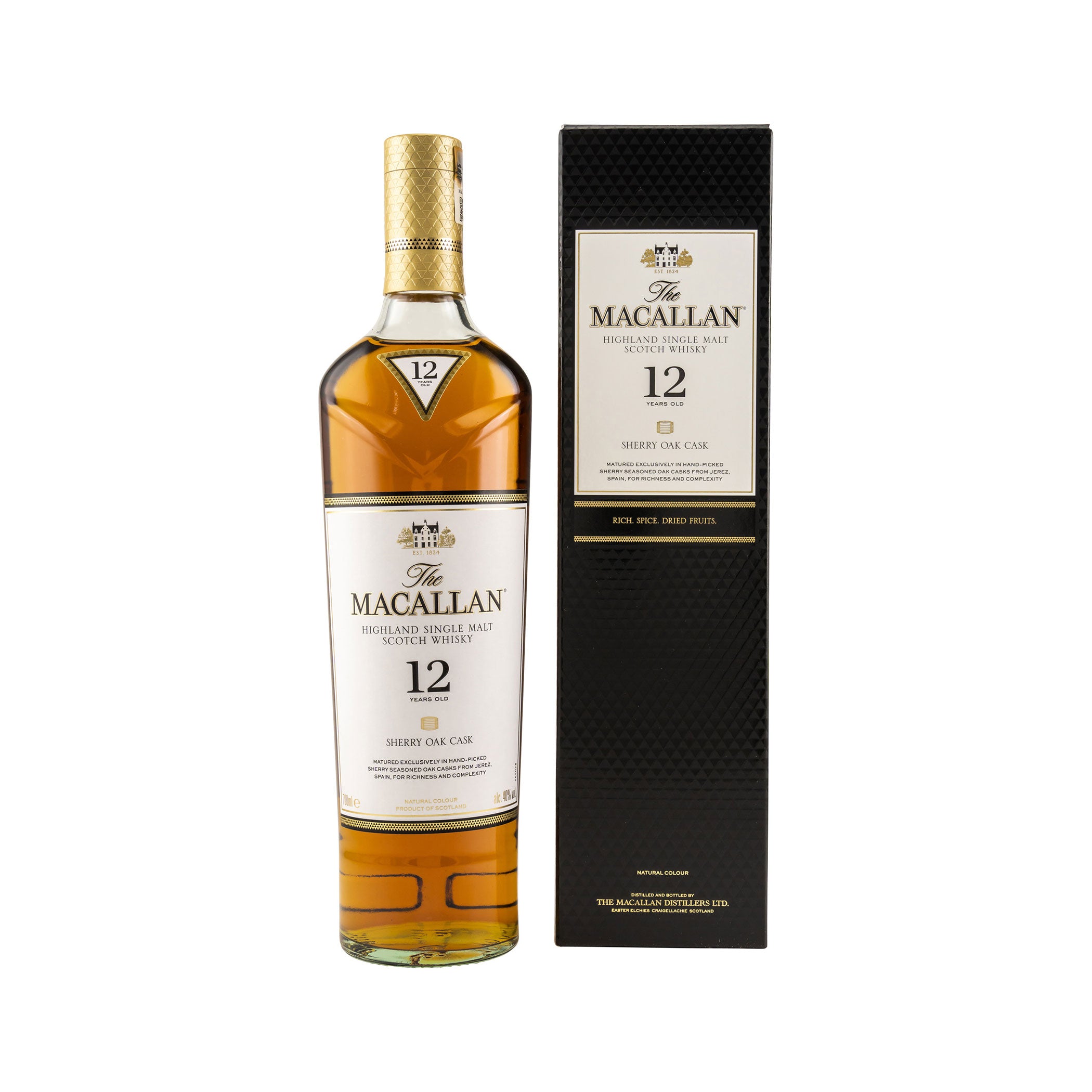 Macallan 12 Jahre - Sherry Cask - Speyside - Highland Single Malt Scotch Whisky