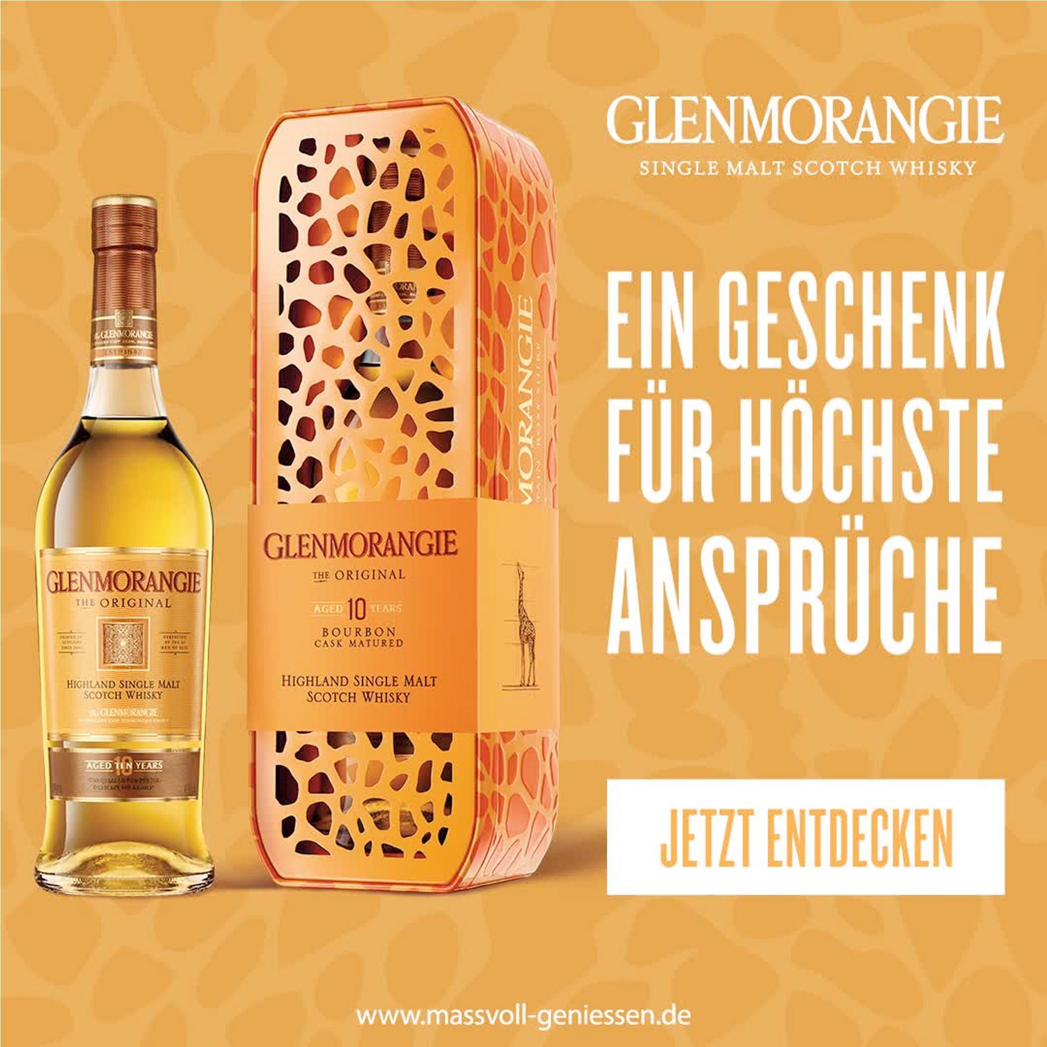 Glenmorangie The Original 10 Jahre Limited Edition Giraffe Gift Tin