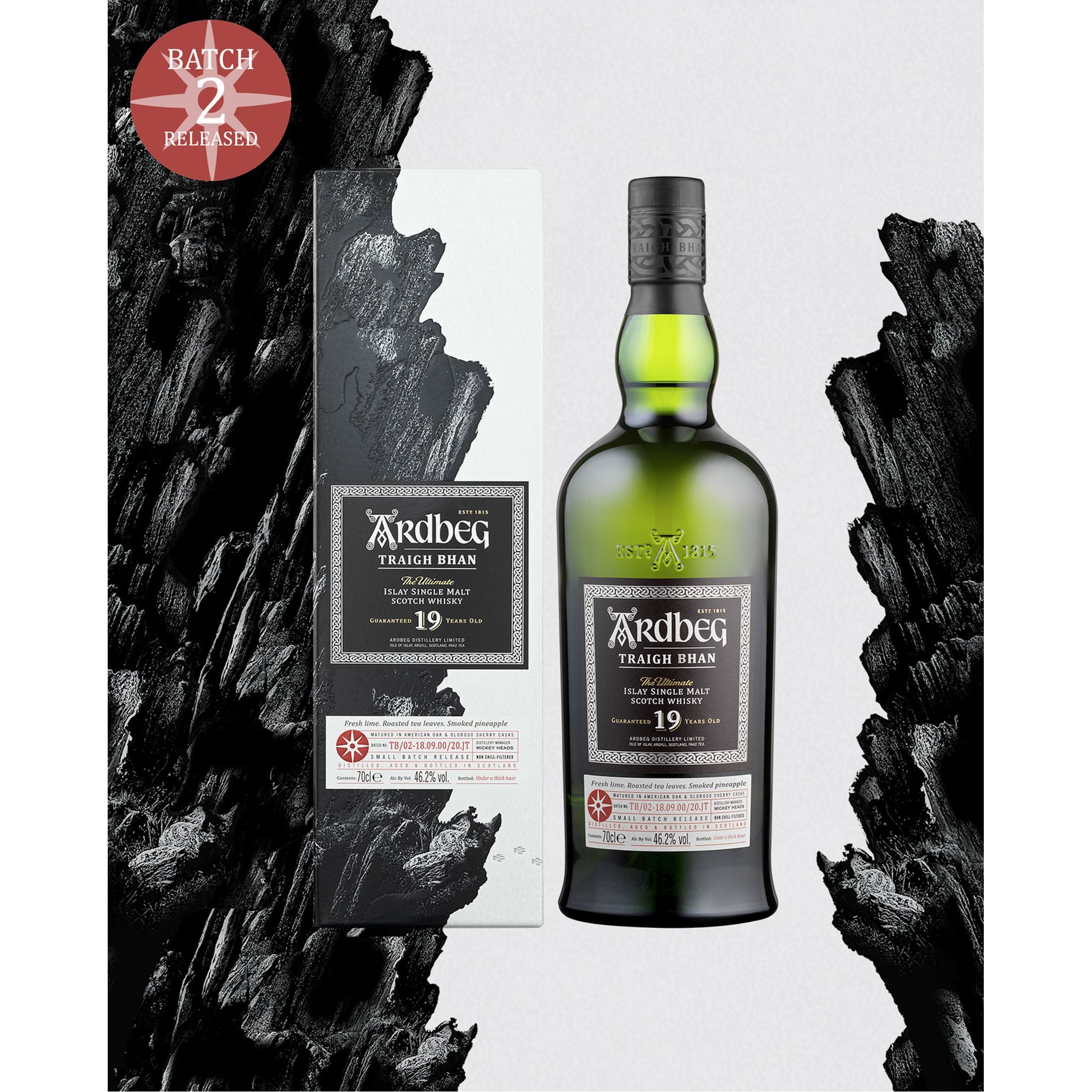 ARDBEG Traigh Bhan Batch 2 46.2% Islay Single Malt Scotch Whisky - Limited Edition