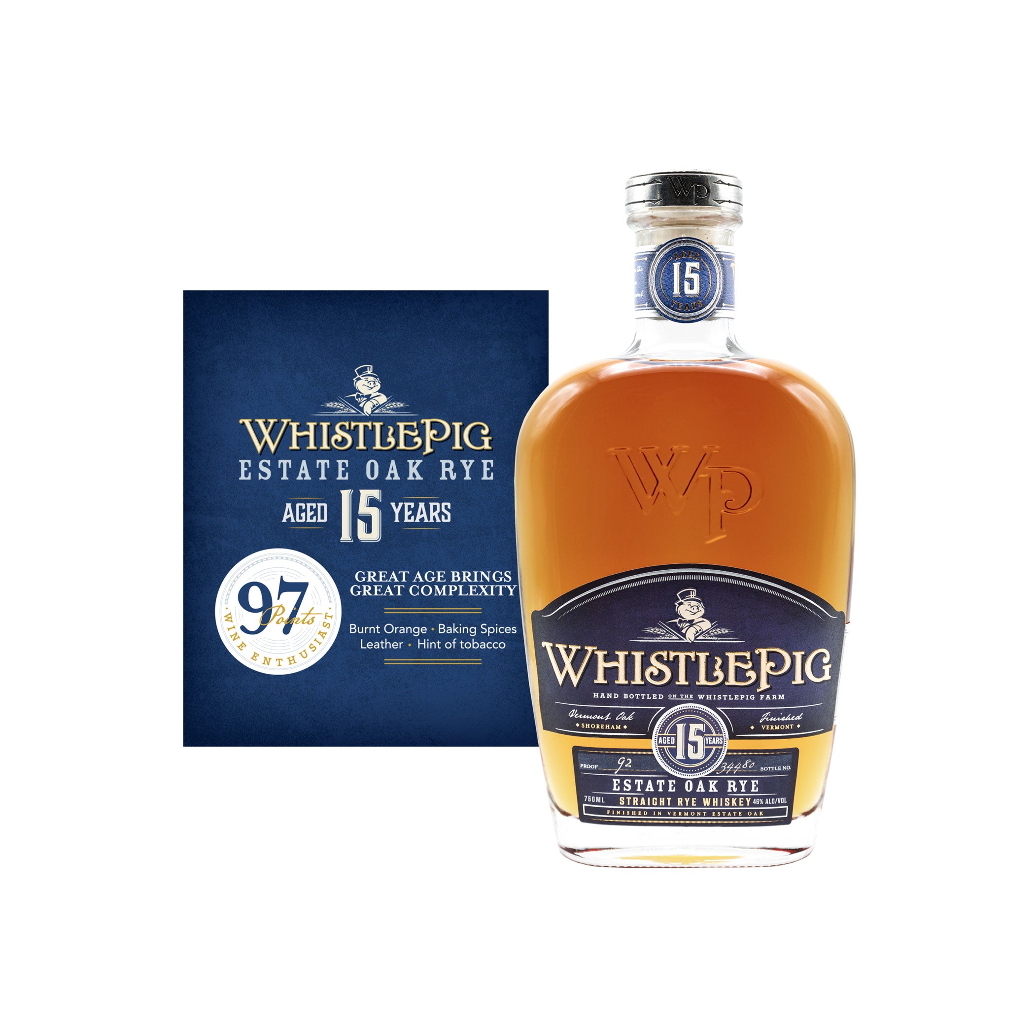 WhistlePig 15 Year Old - Straight Rye