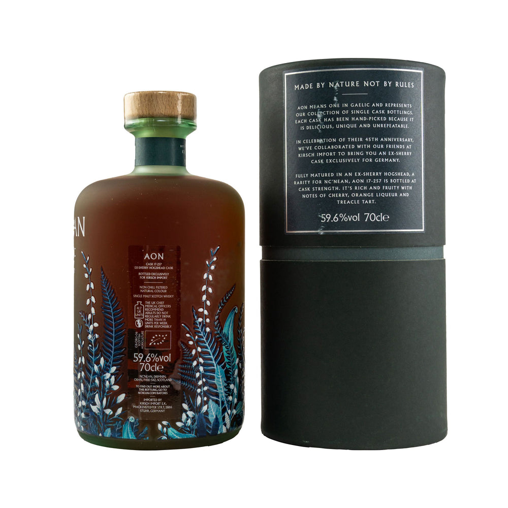 Nc’nean Aon – Single Cask Bottling Organic Single Malt Scotch Whisky #17-257