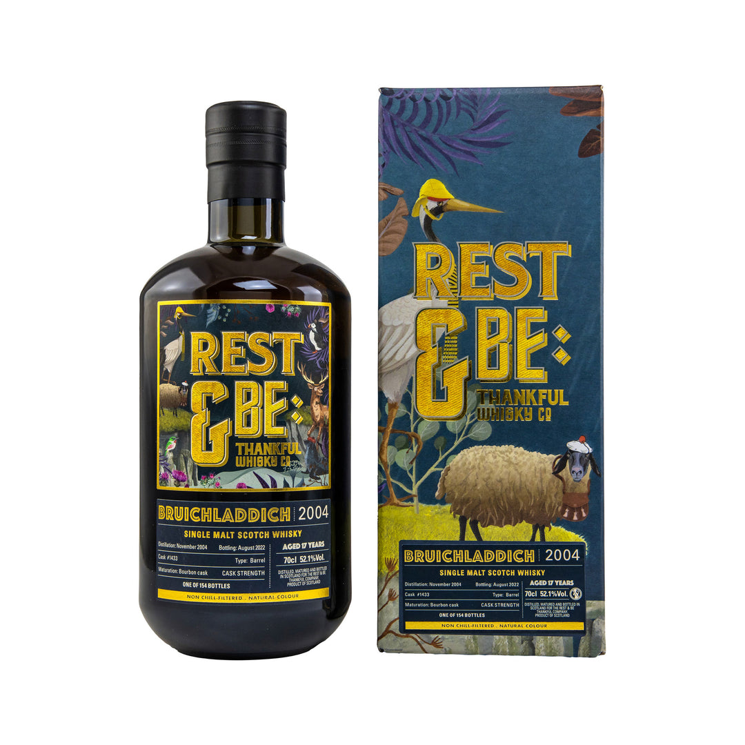 Bruichladdich 2004/2022 - 17 Years Old - Single Cask #1433 - Rest & Be Thankful