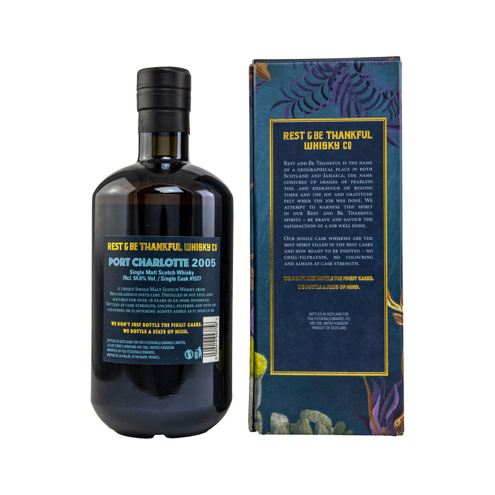Port Charlotte 2005/2022 - 16 Jahre - Single Cask #1577 - Rest & Be Thankful