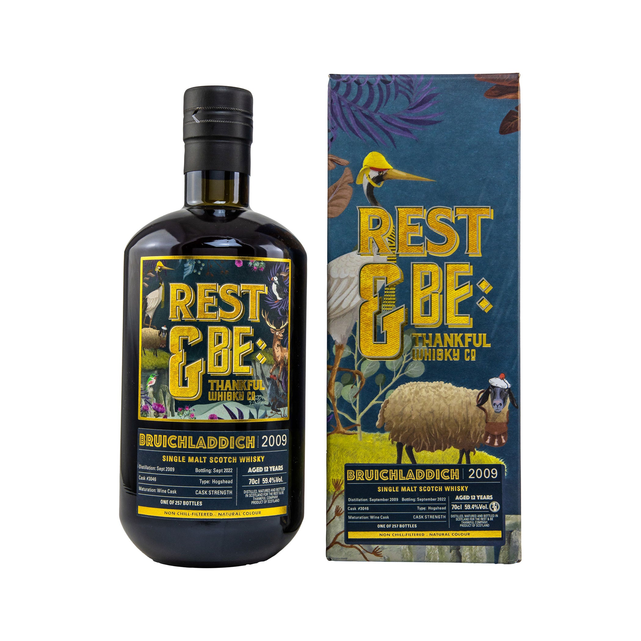 Bruichladdich 2009/2022 - 12 Jahre - Single Cask #3046 - Rest & Be Thankful