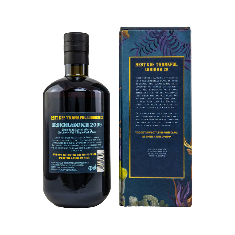 Bruichladdich 2009/2022 - 12 Years Old - Single Cask #3046 - Rest & Be Thankful