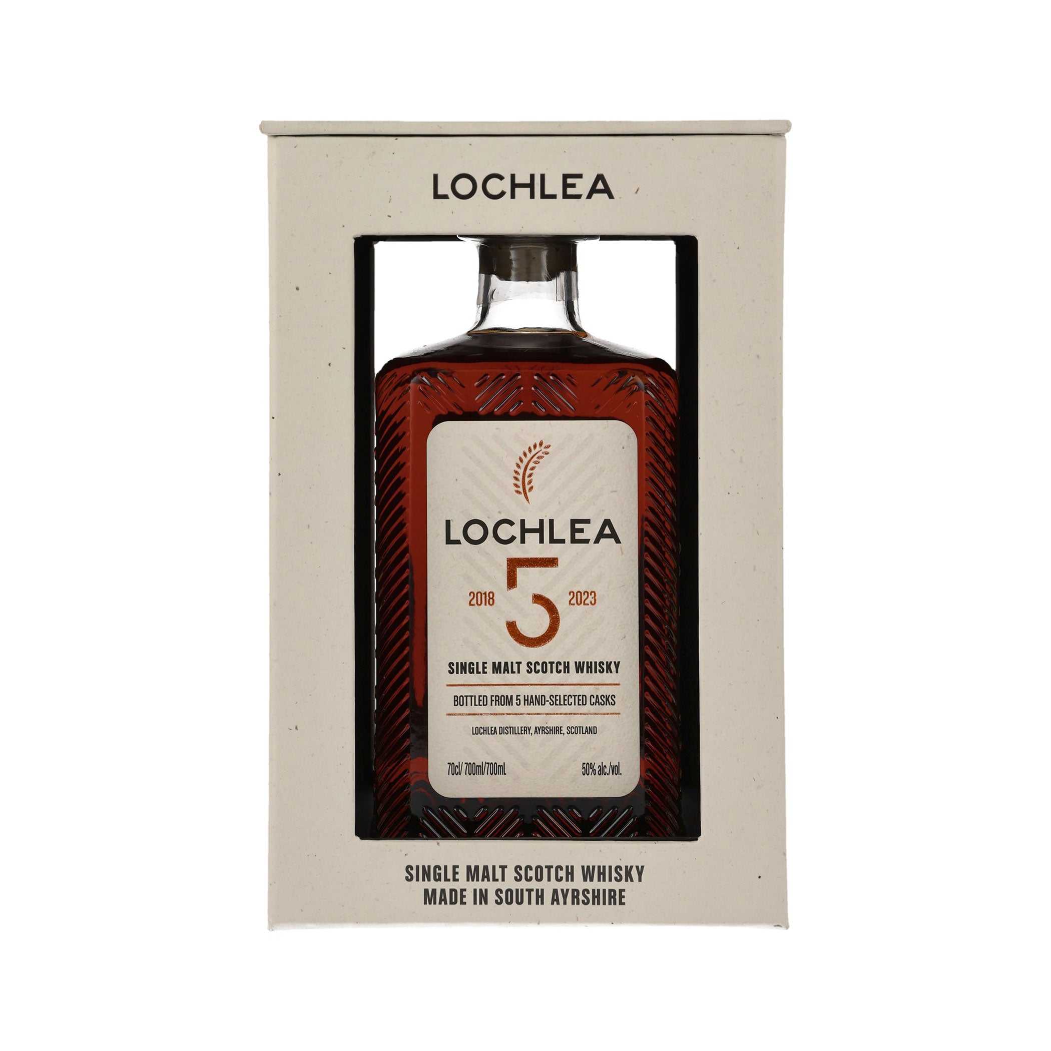 Lochlea Distillery 2018/2023 - 5 Years Old - Single Malt Scotch Whisky