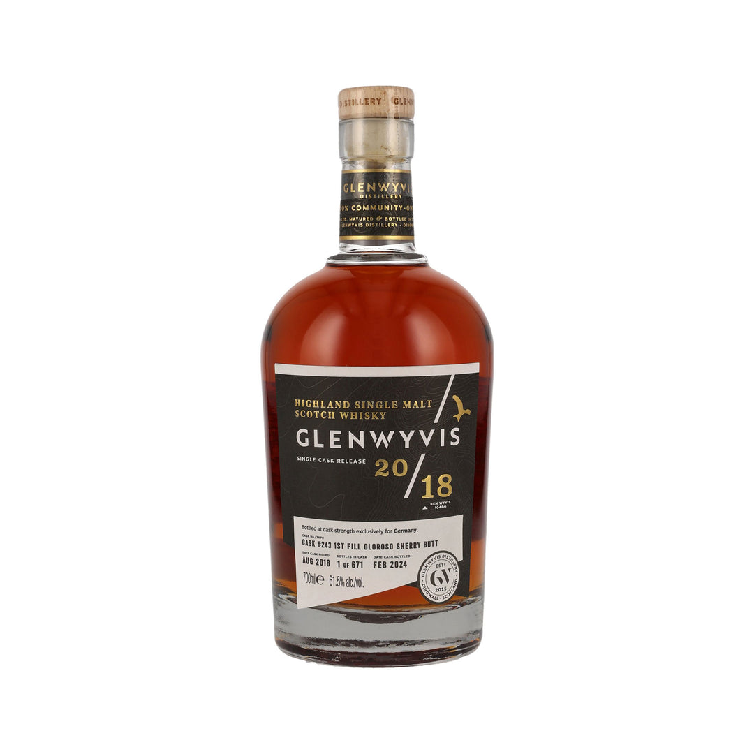 GlenWyvis 2018/2024 - 5 Jahre - 1st Fill Oloroso Single Cask - Highland Single Malt Scotch Whisky