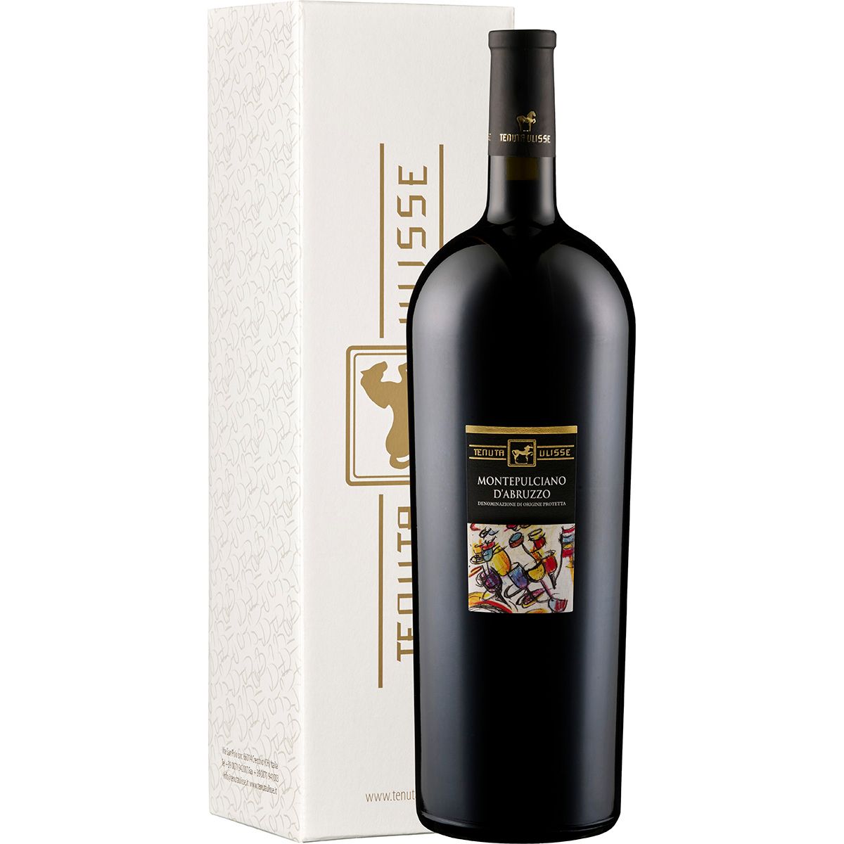 2021 ULISSE Montepulciano d'Abruzzo DOP - Magnum - in gift packaging Ulisse Abruzzi/Italy 1.5 l