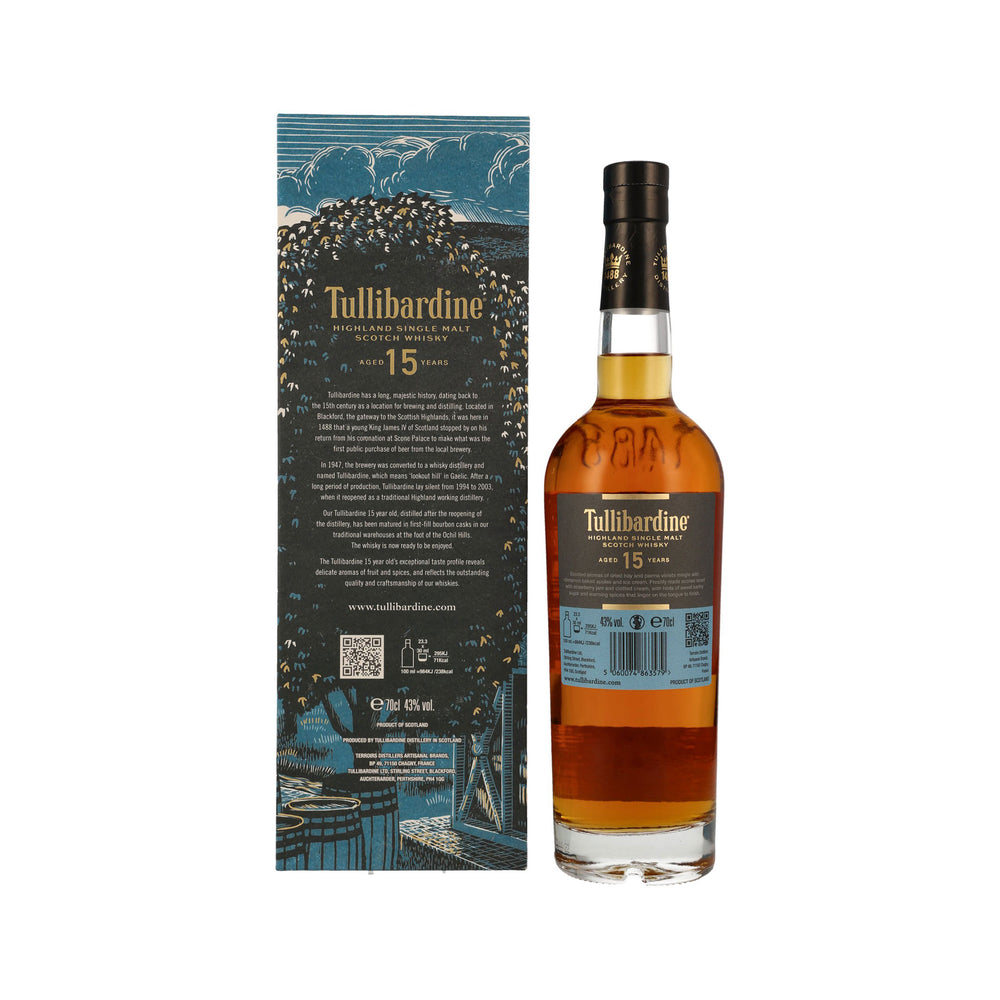 Tullibardine 15 Jahre - Single Malt Scotch Whisky - Highlands