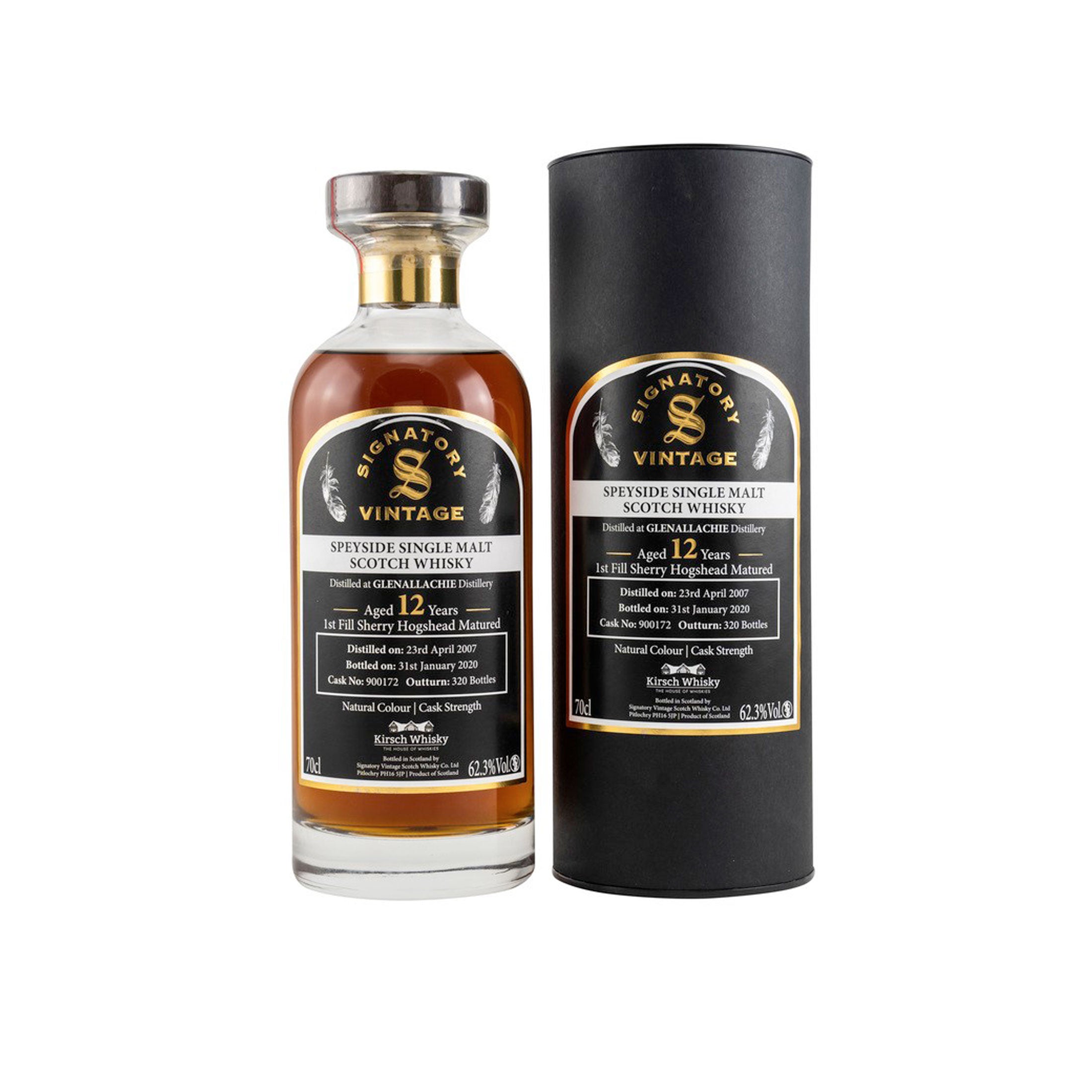 GlenAllachie 2007/2020 Sig CS -Cask-No. #900172 - Ibisco Kirsch