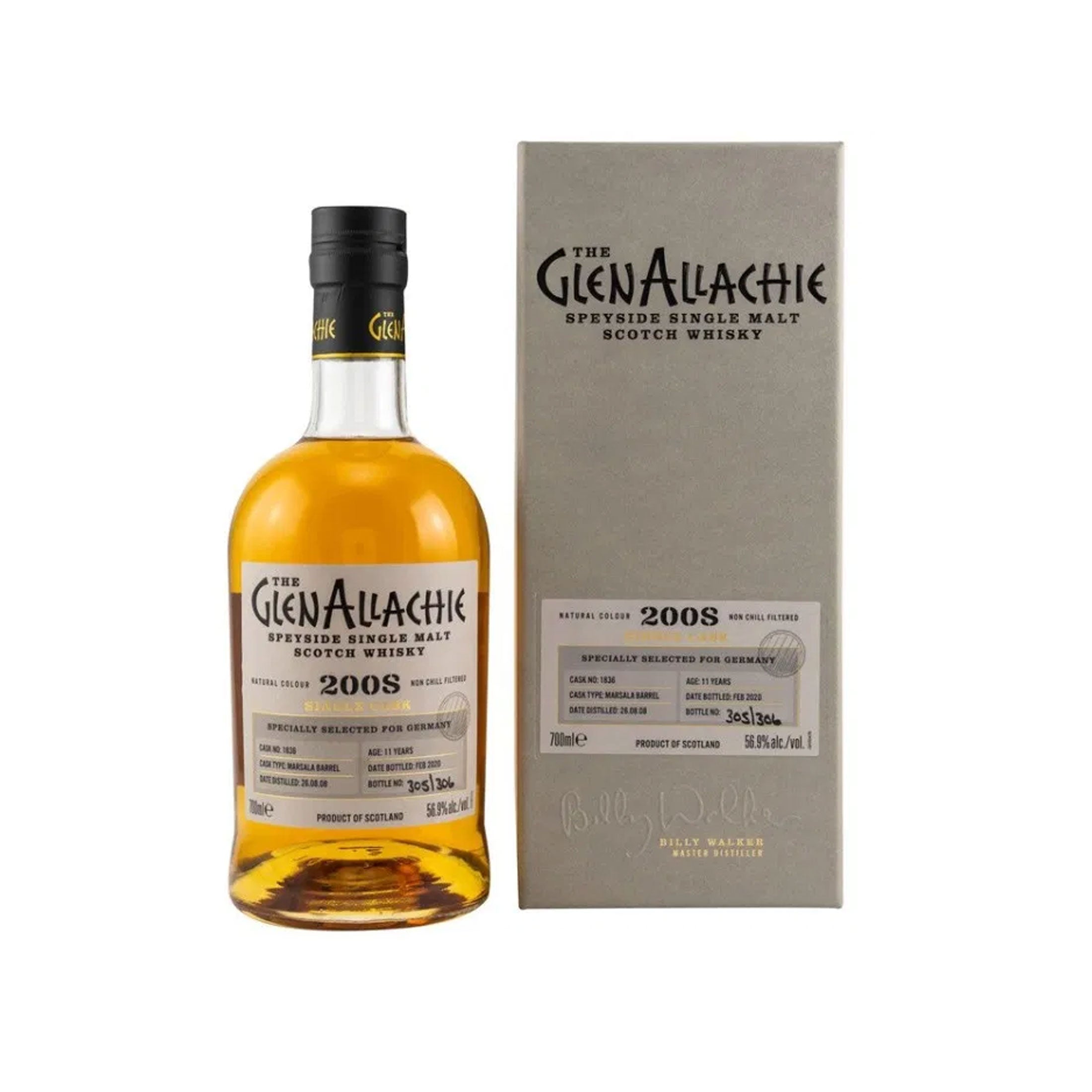 GlenAllachie 2008/2020 - 11 Jahre - #1836 - Marsala Barrel
