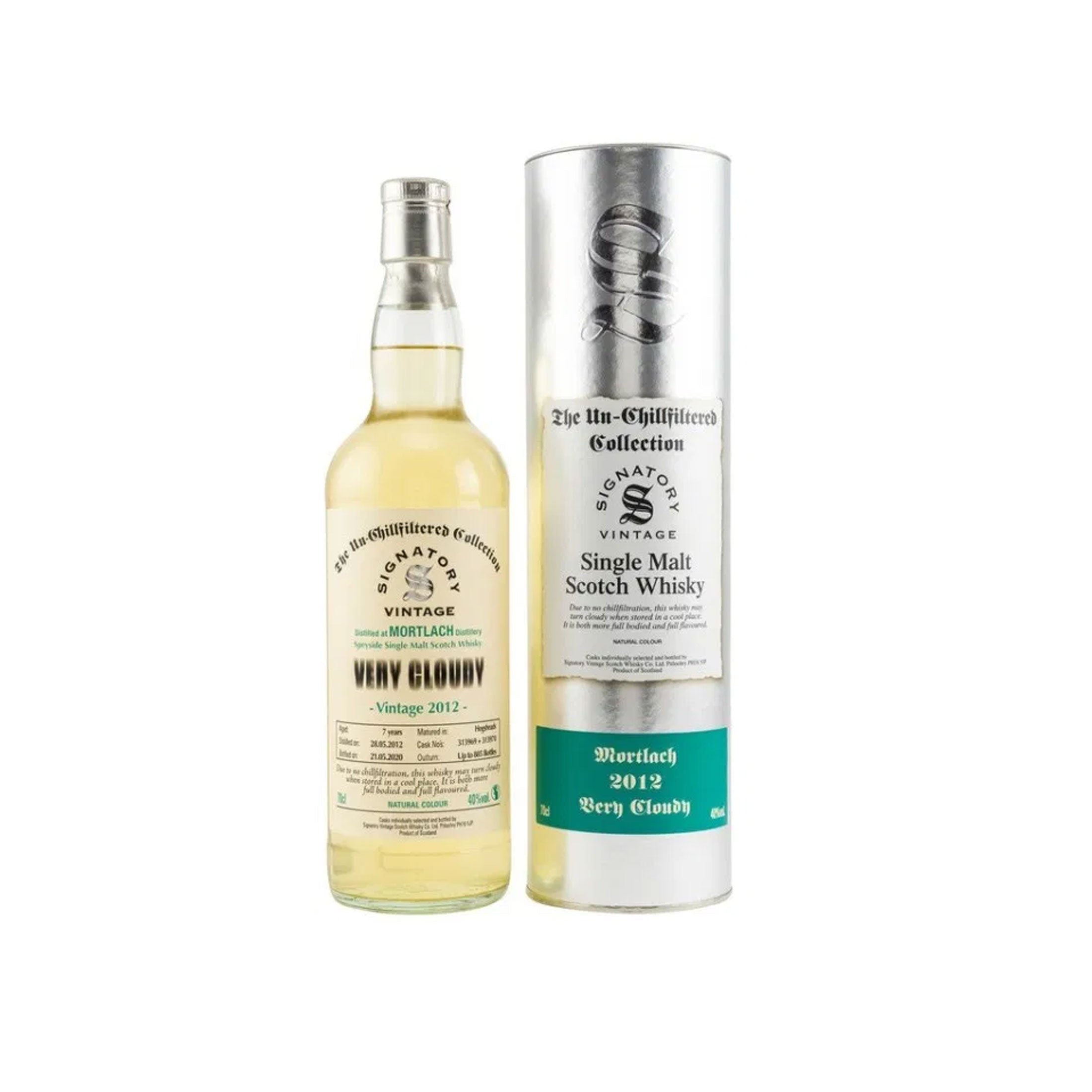 Mortlach Very Cloudy 2012/2020 Sig un-chill #313969+313670
