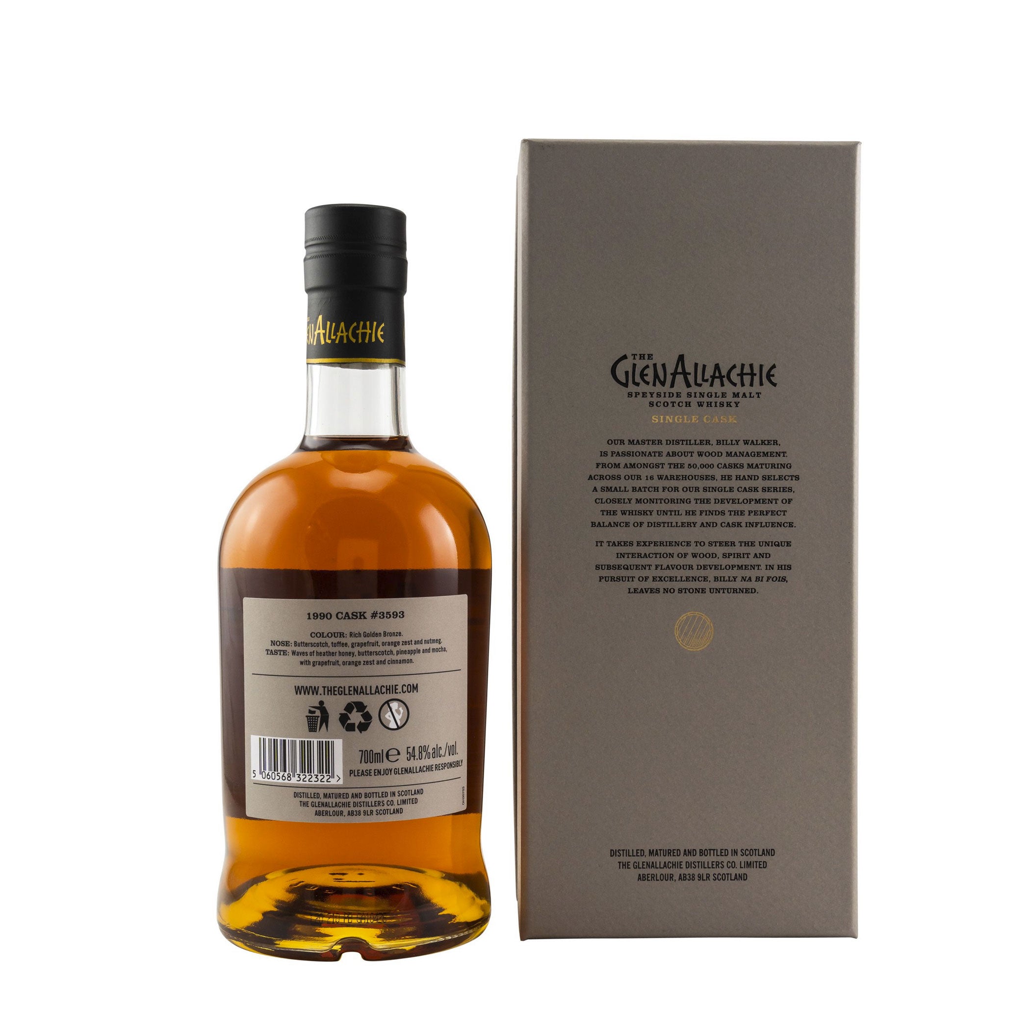 GlenAllachie Virgin Oak Barrel 1990/2020 - 30 Jahre #3593