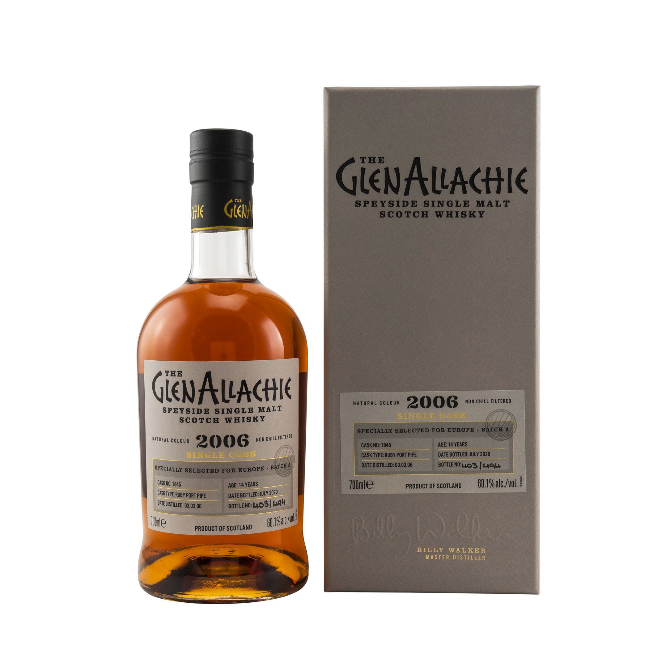 GlenAllachie Ruby Port Pipe 2006/2020 - 14 Jahre #1845