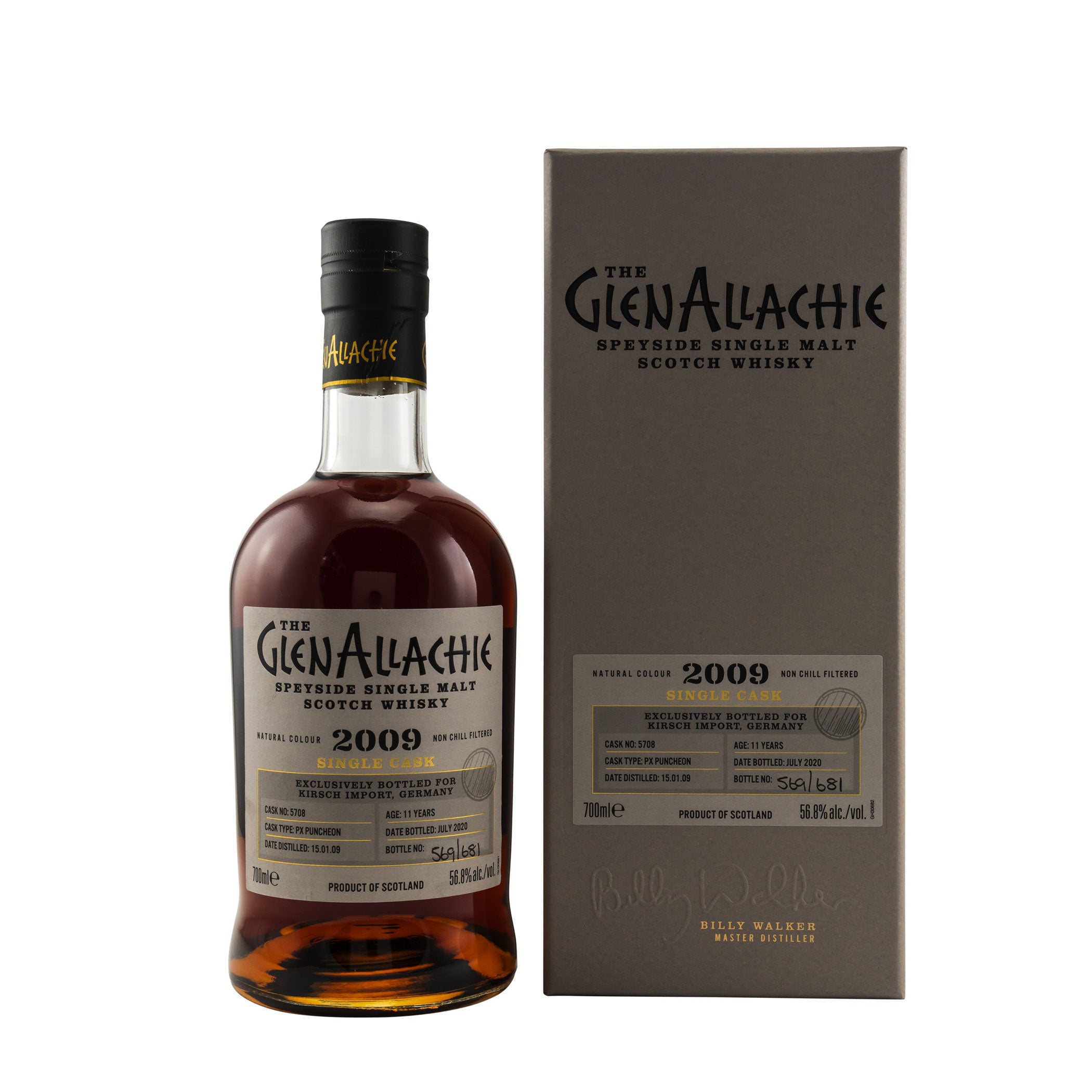 GlenAllachie Pedro Ximénez Puncheon 2009/2020 - 11 Jahre  #5708