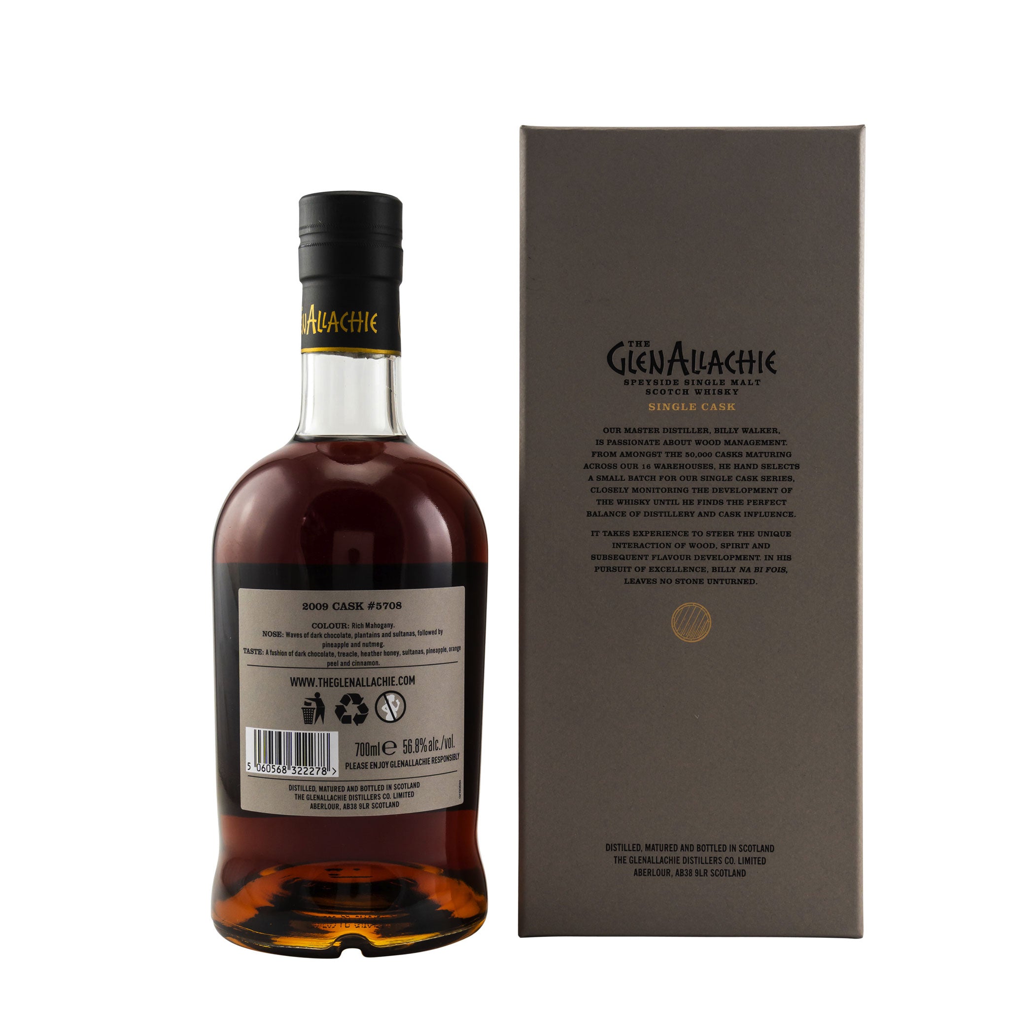 GlenAllachie Pedro Ximénez Puncheon 2009/2020 - 11 Jahre  #5708