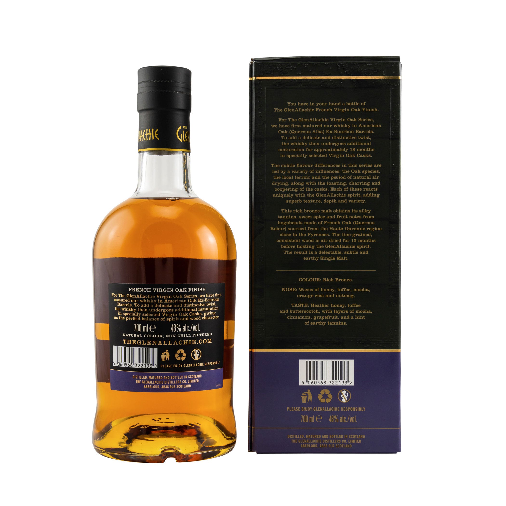 GlenAllachie 12 Jahre French Oak Wood Finish