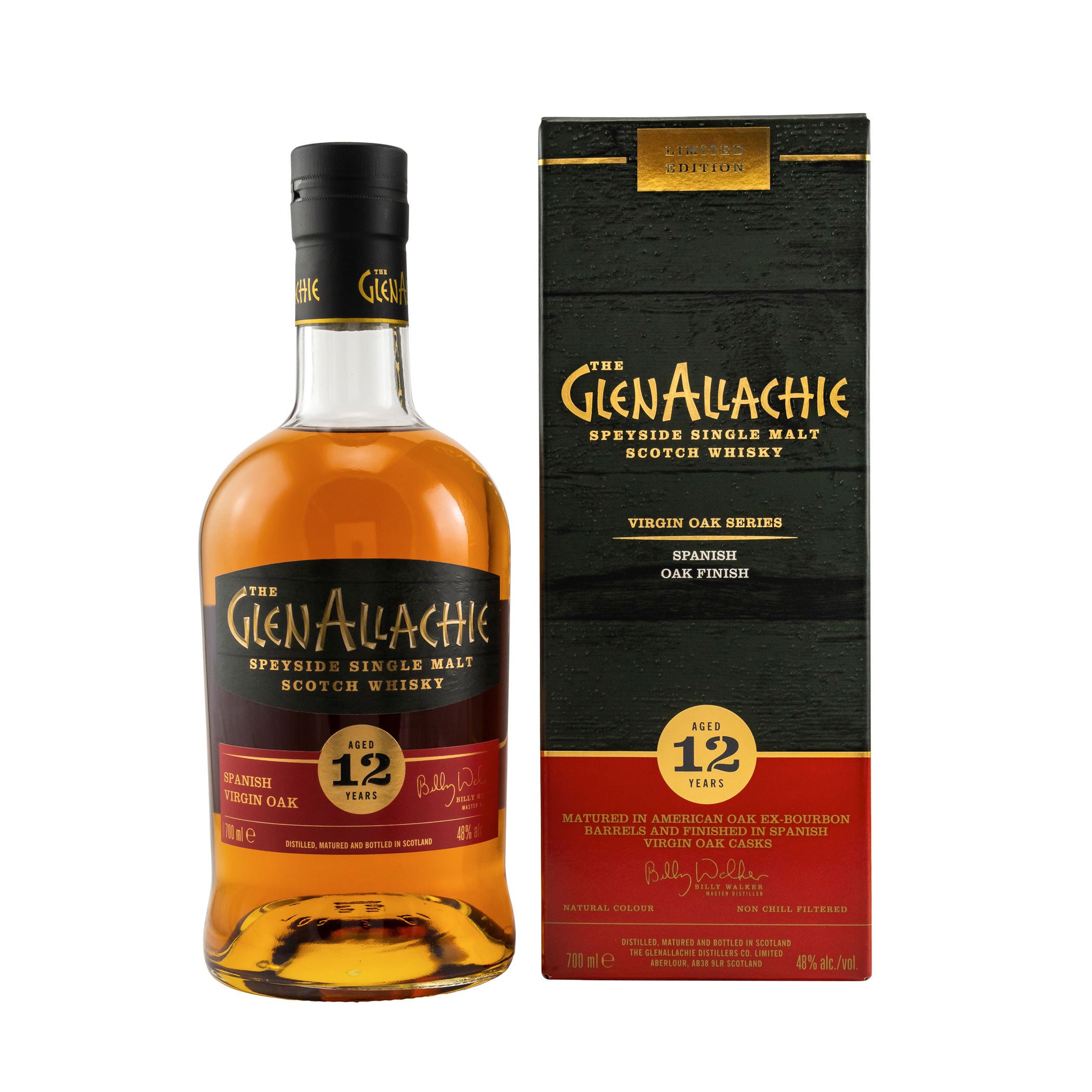 GlenAllachie 12 Jahre Spanish Oak Wood Finish