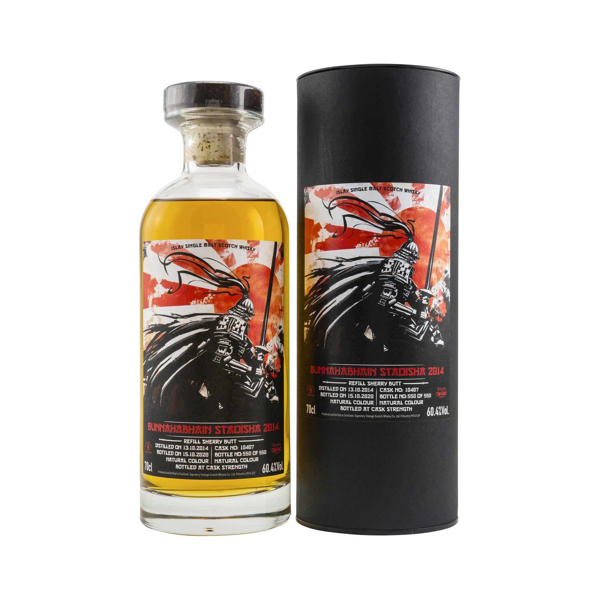 Bunnahabhain Staoisha 2014/2020 - Sig CS #10407 Samurai