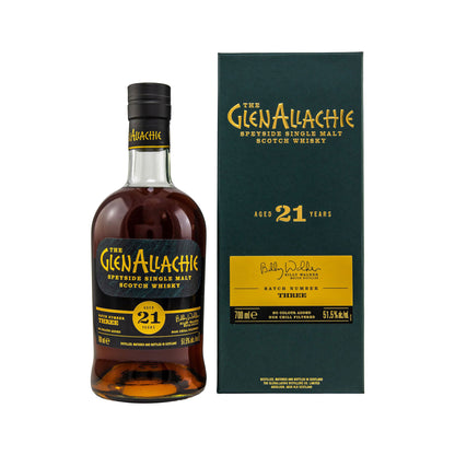 GlenAllachie 21 Years Old - Batch 3 - Speyside Single Malt Scotch Whisky