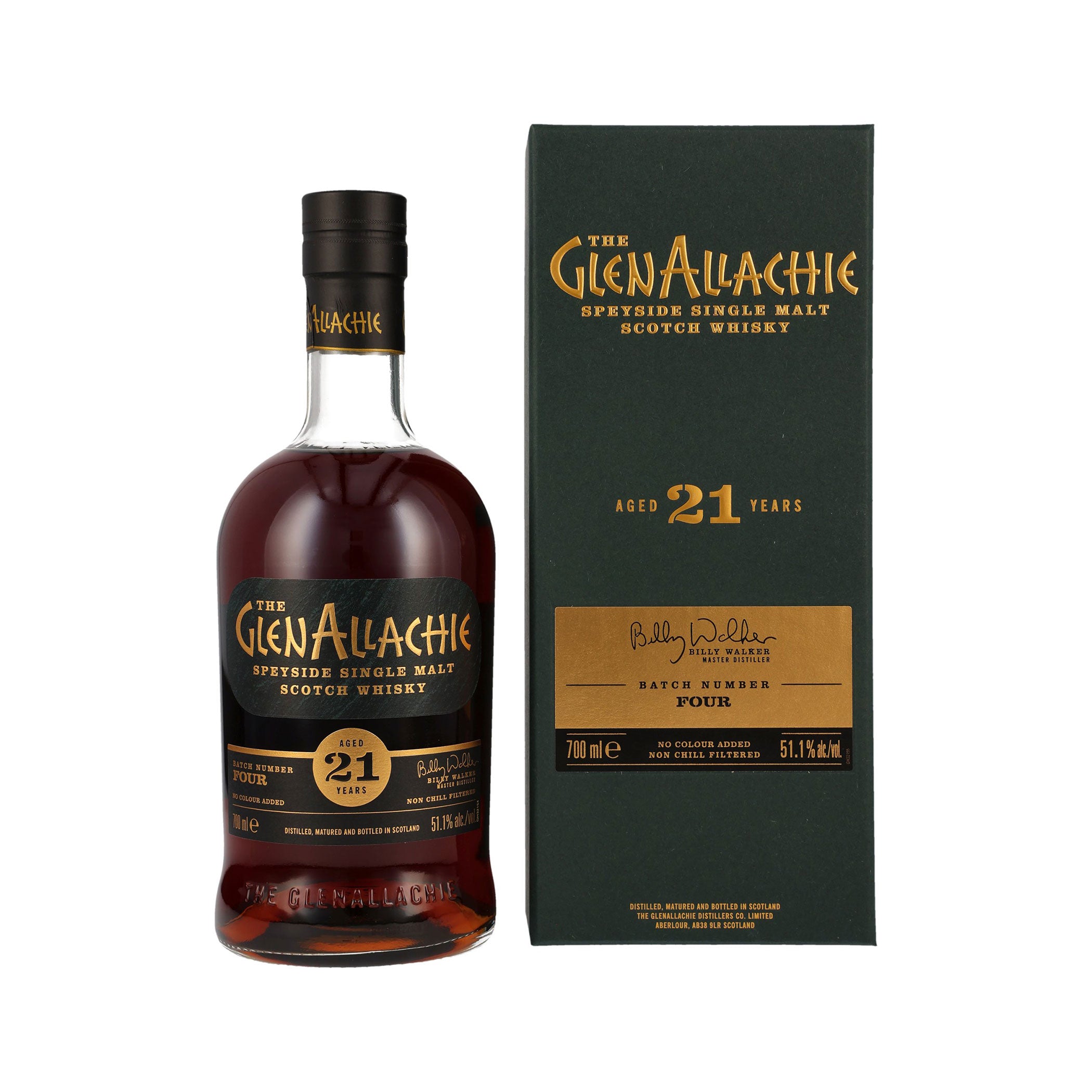 GlenAllachie 21 Jahre - Batch 4  - Speyside Single Malt Scotch Whisky