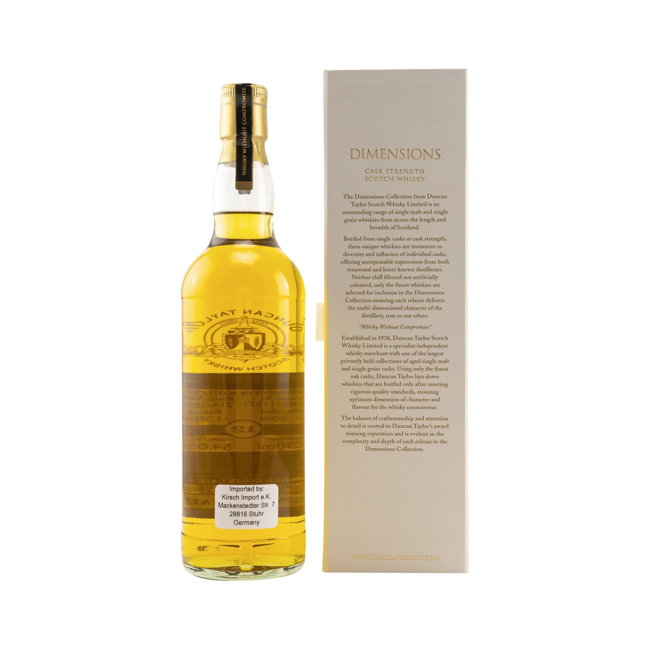 Bunnahabhain 2008/2020 - 12 y.o. #385511271 - Dimensions (Duncan Taylor)