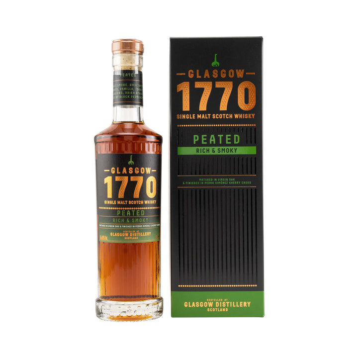 1770 Glasgow Single Malt Scotch Whisky - Peated - Rich &amp; Smoky