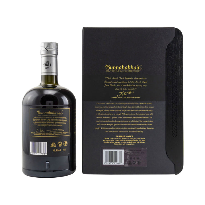 Bunnahabhain 1992/2019 PX Quarter Cask Twin Set 